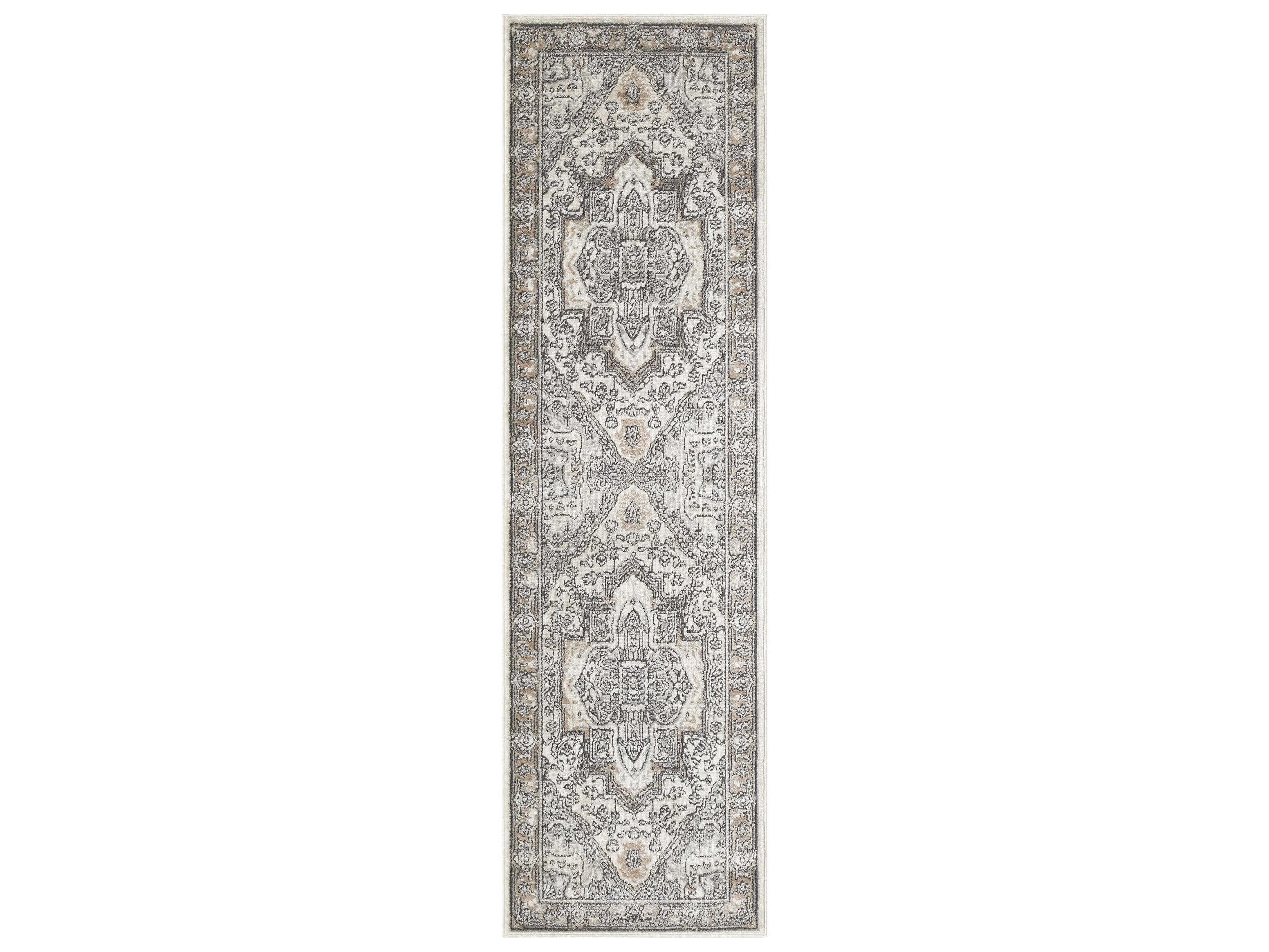 Nourison Quarry Bordered Runner Area Rug