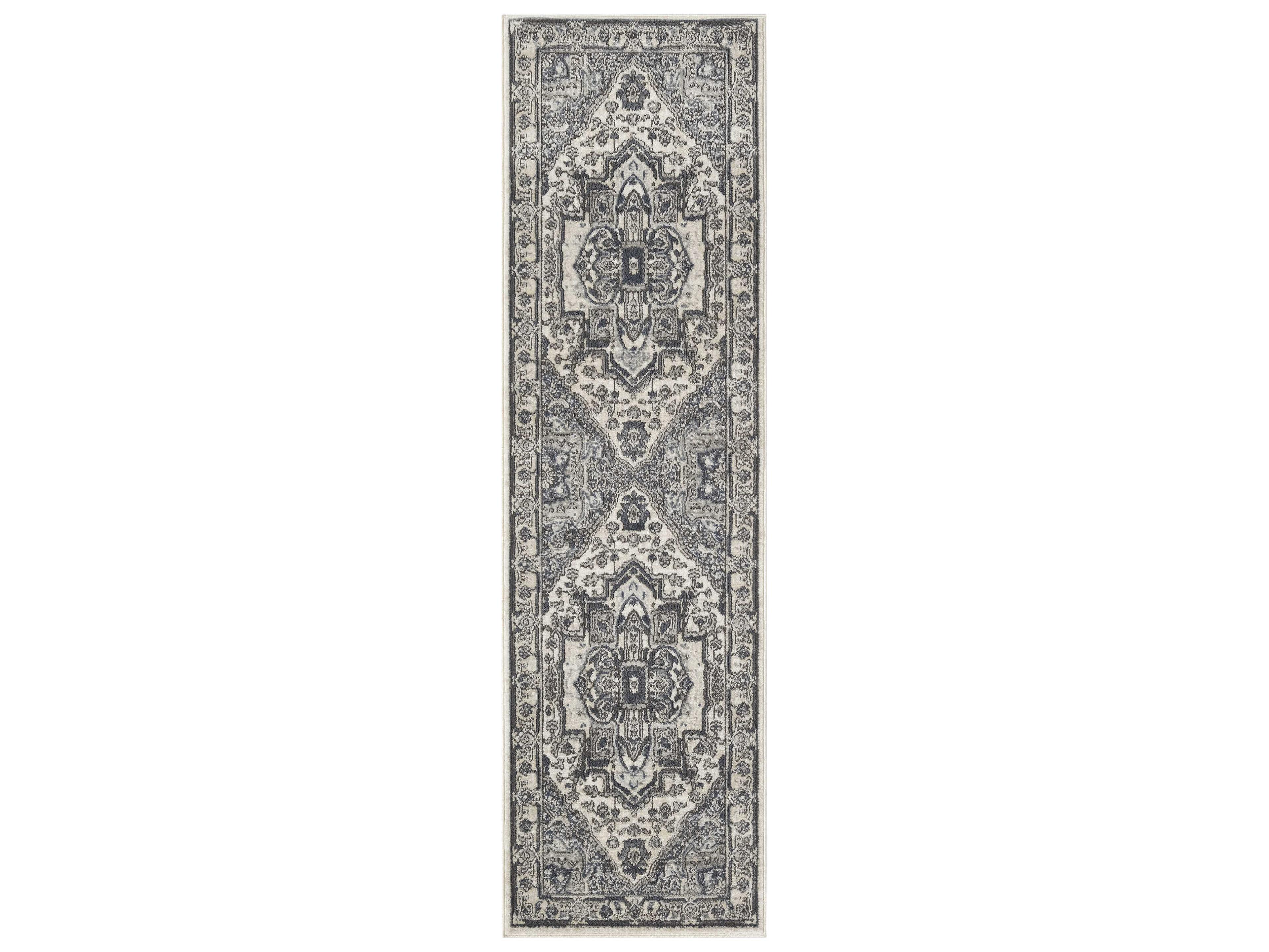 Nourison Quarry Bordered Runner Area Rug
