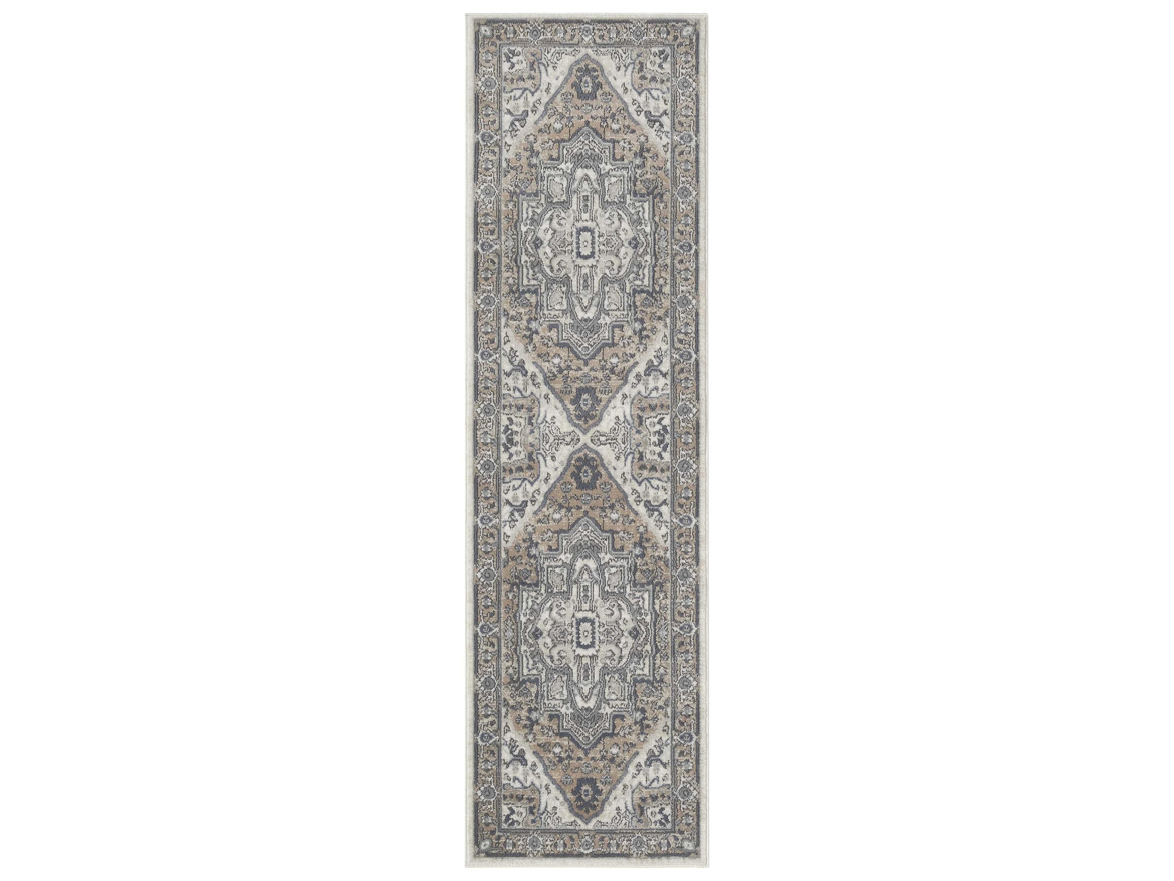 Nourison Quarry Bordered Runner Area Rug