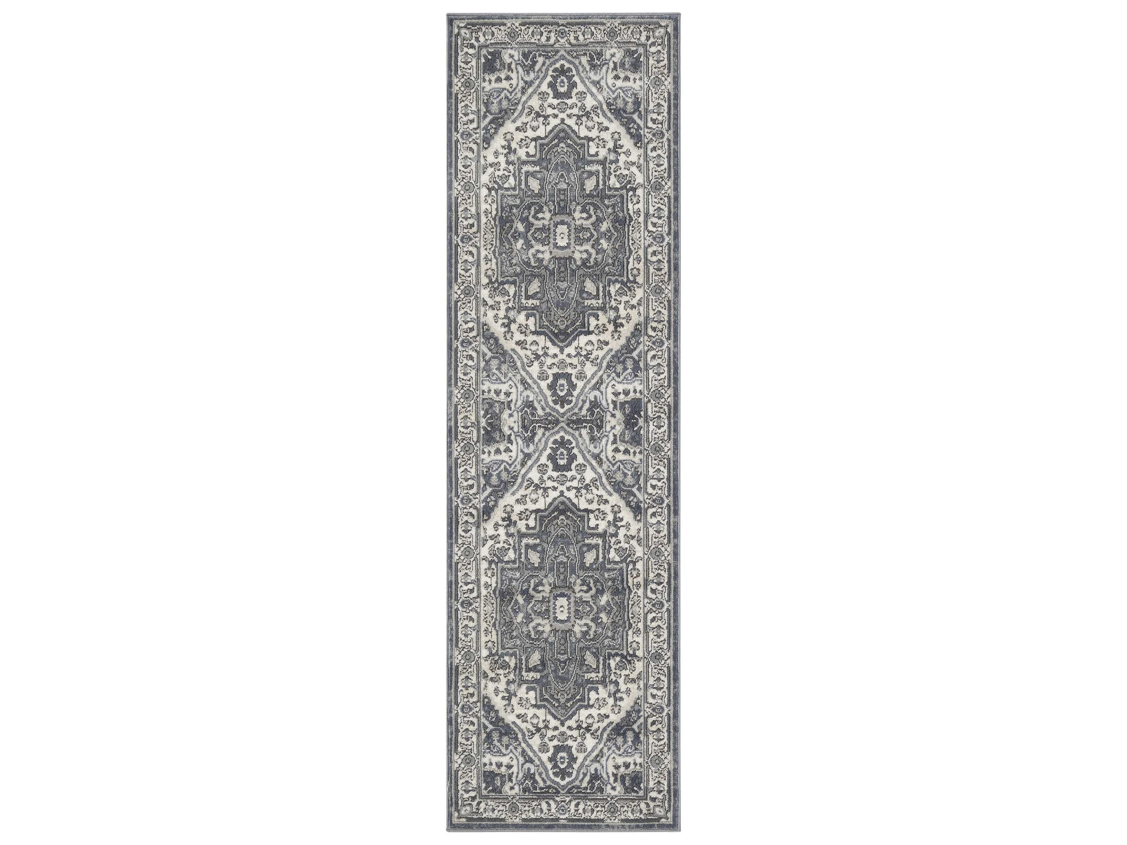 Nourison Quarry Bordered Runner Area Rug