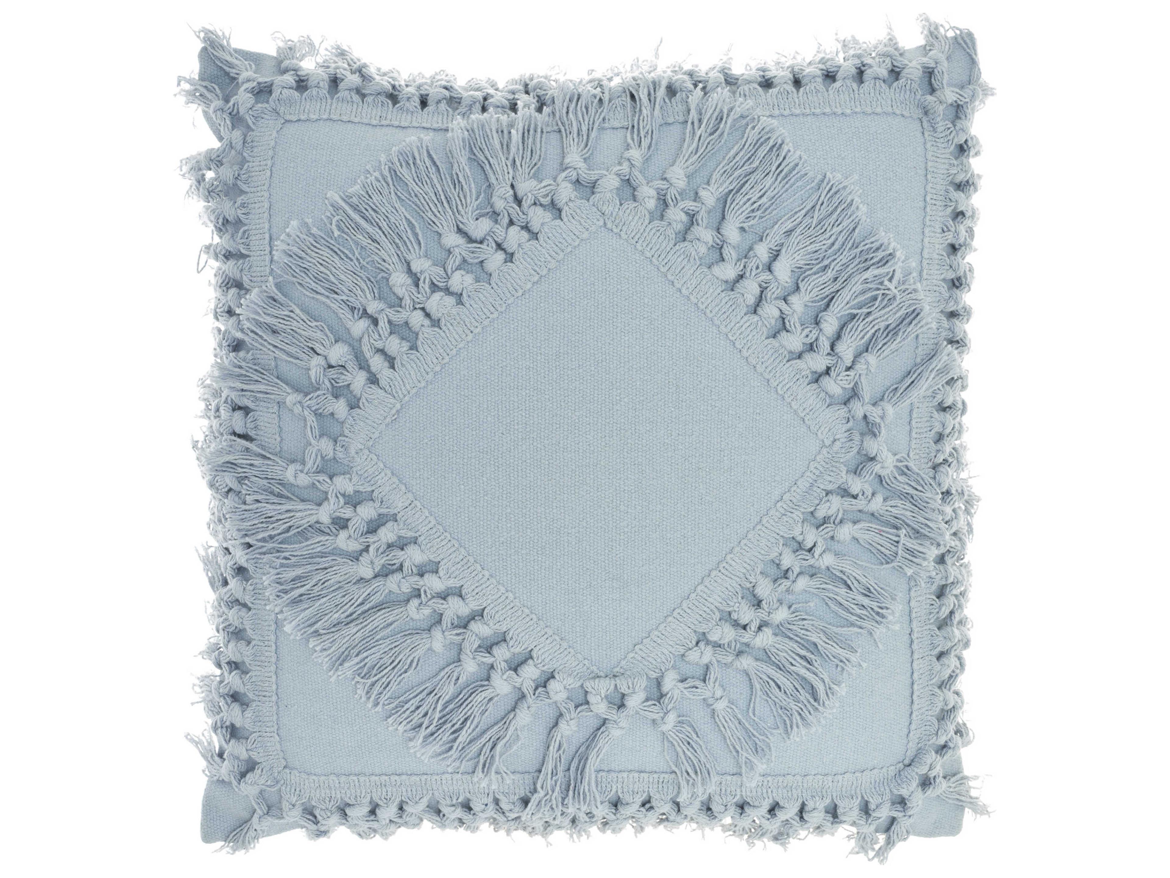 Nourison Nicole Curtis Pillow Ocean 18" x 18" Pillow