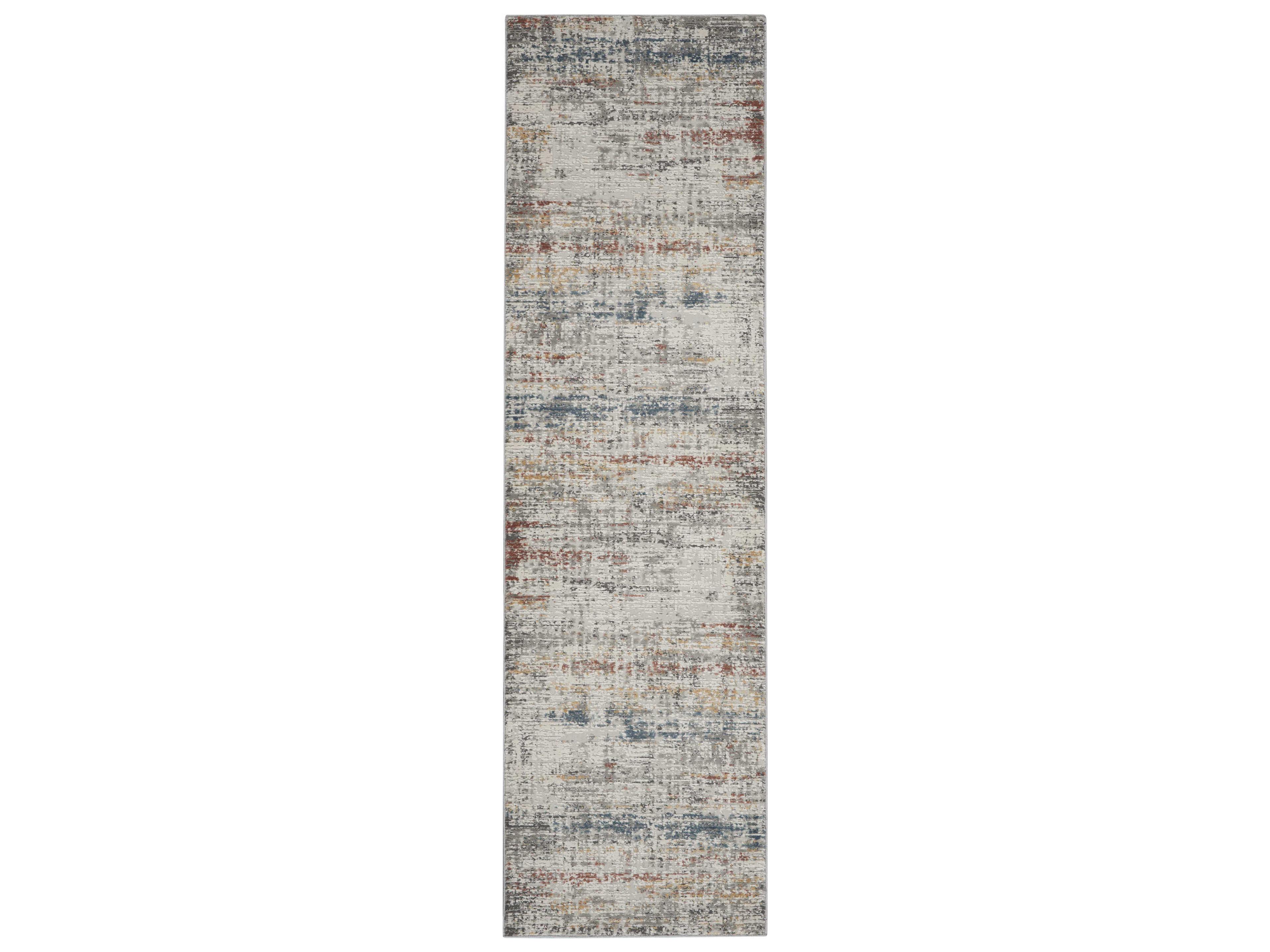 Nourison Rustic Textures Abstract Runner Area Rug