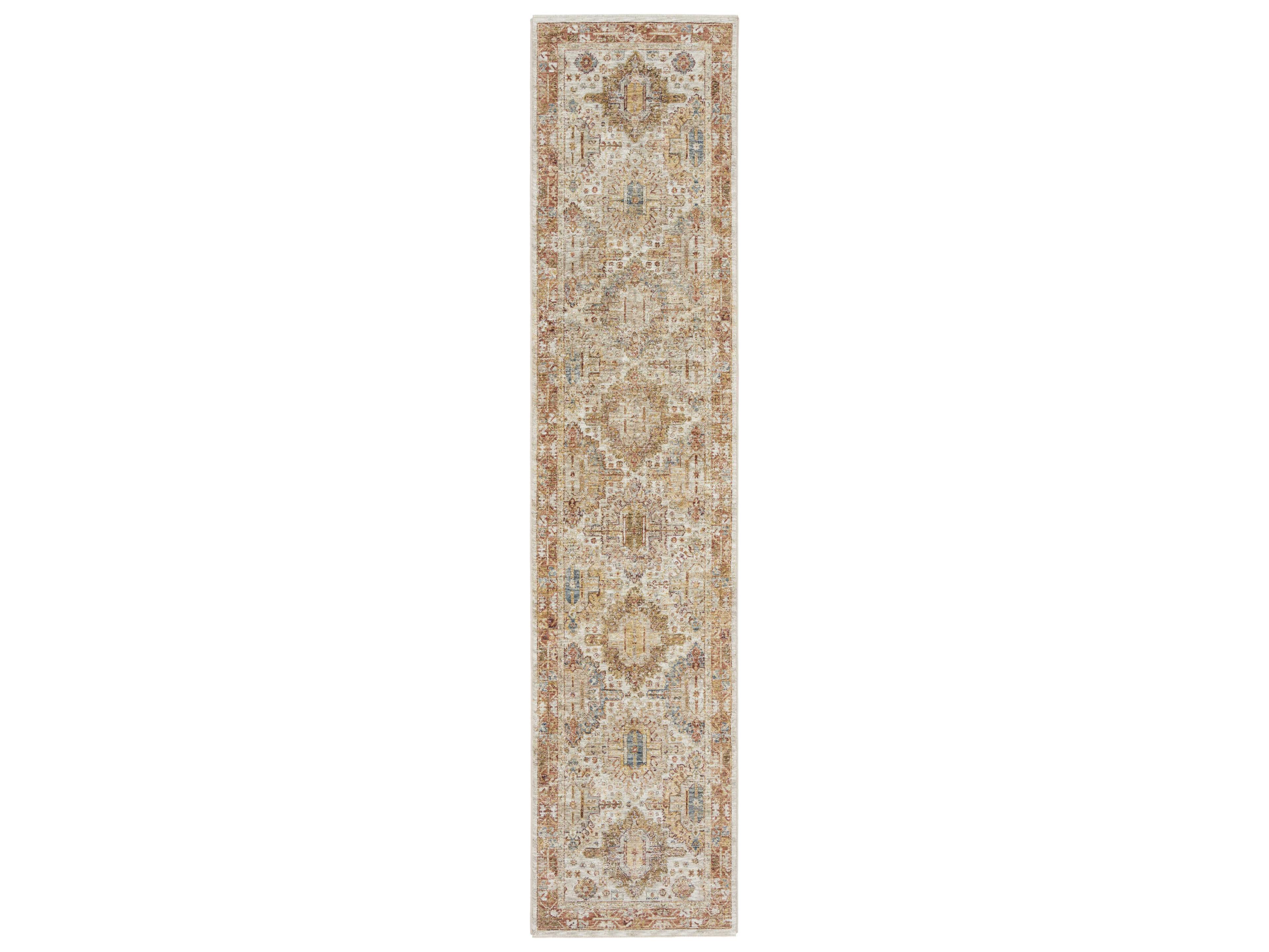 Nourison Sahar Bordered Runner Area Rug