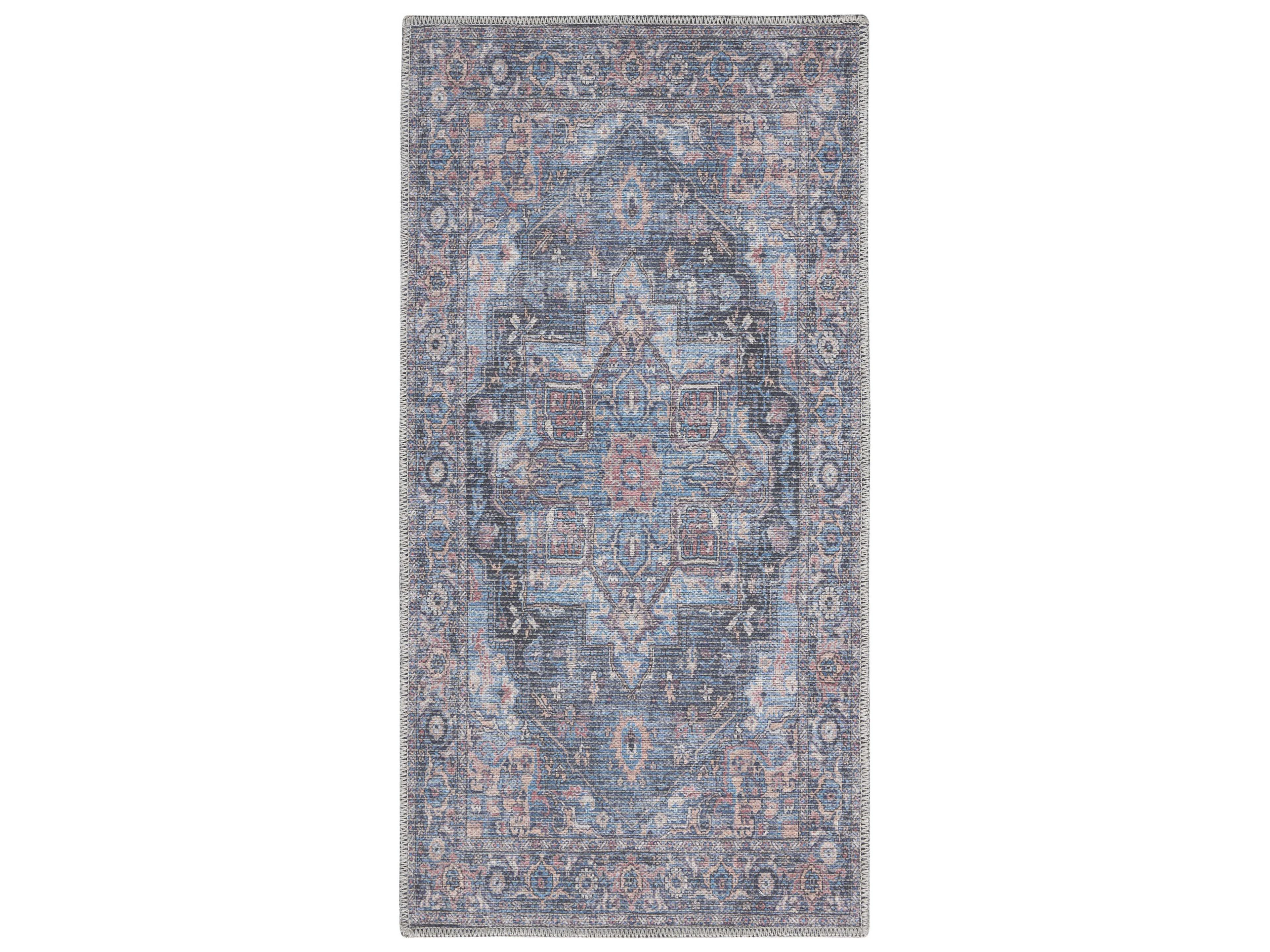 Nourison Nicole Curtis Machine Washable Series 1 Bordered Area Rug
