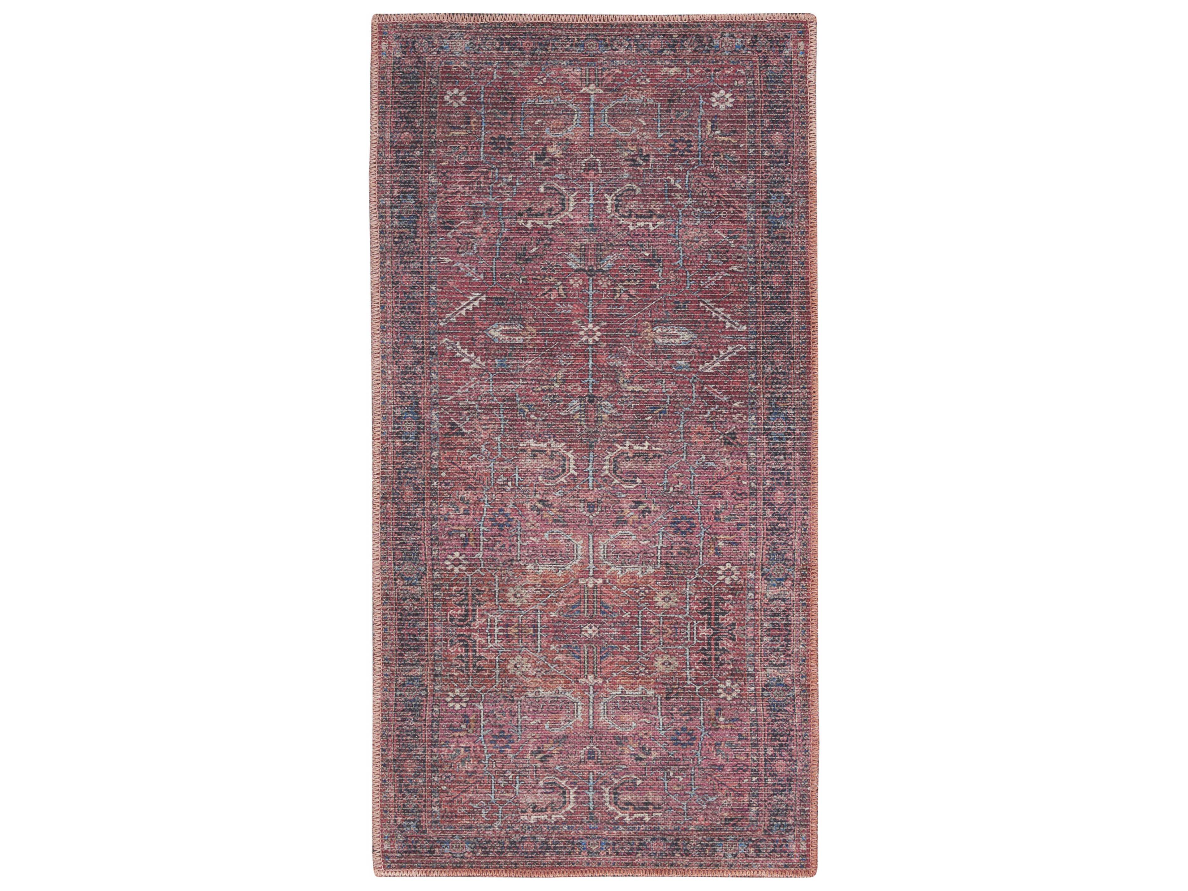 Nourison Nicole Curtis Machine Washable Series 1 Bordered Area Rug