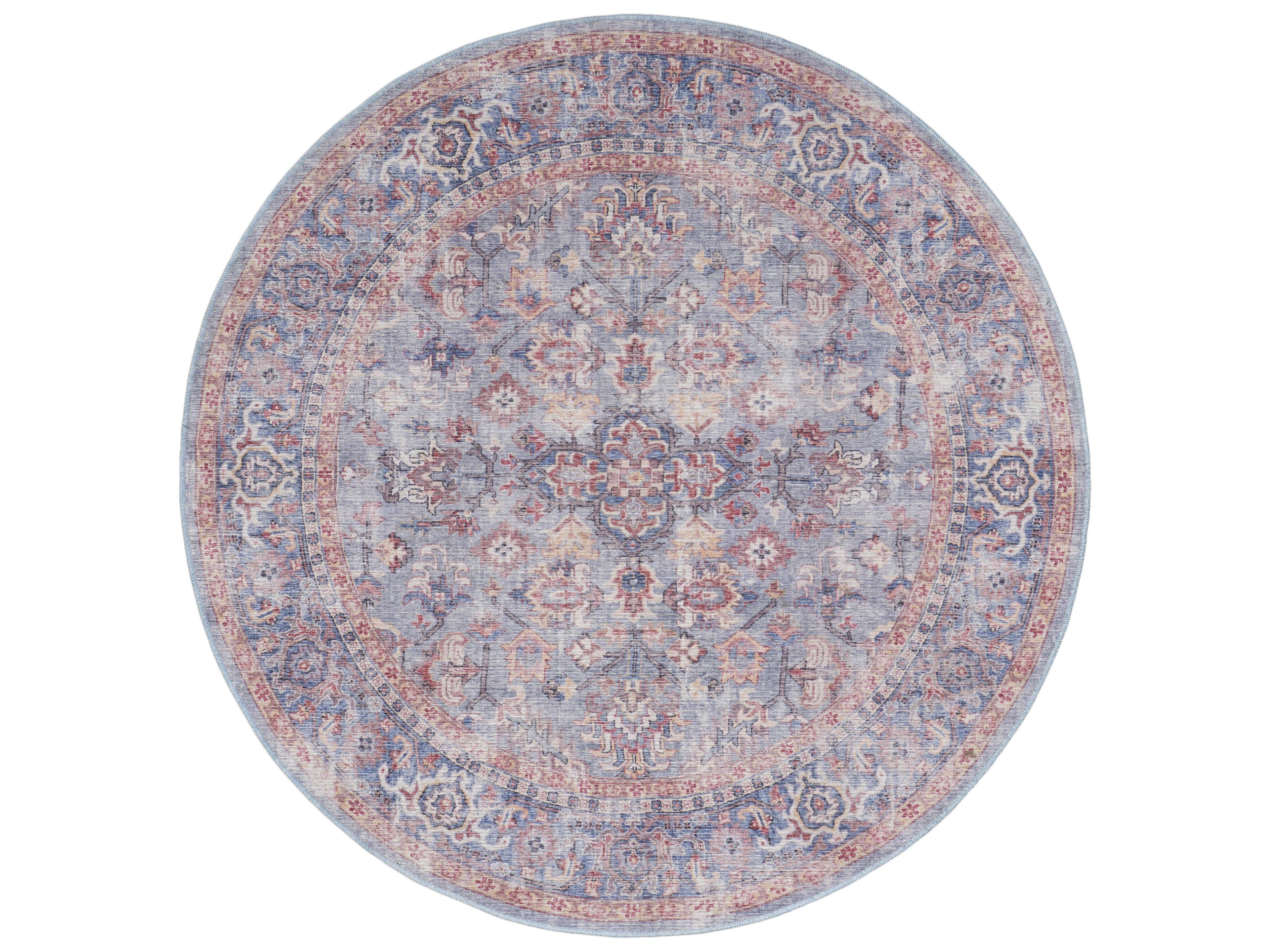 Nourison Machine Washable Series 1 Bordered Area Rug