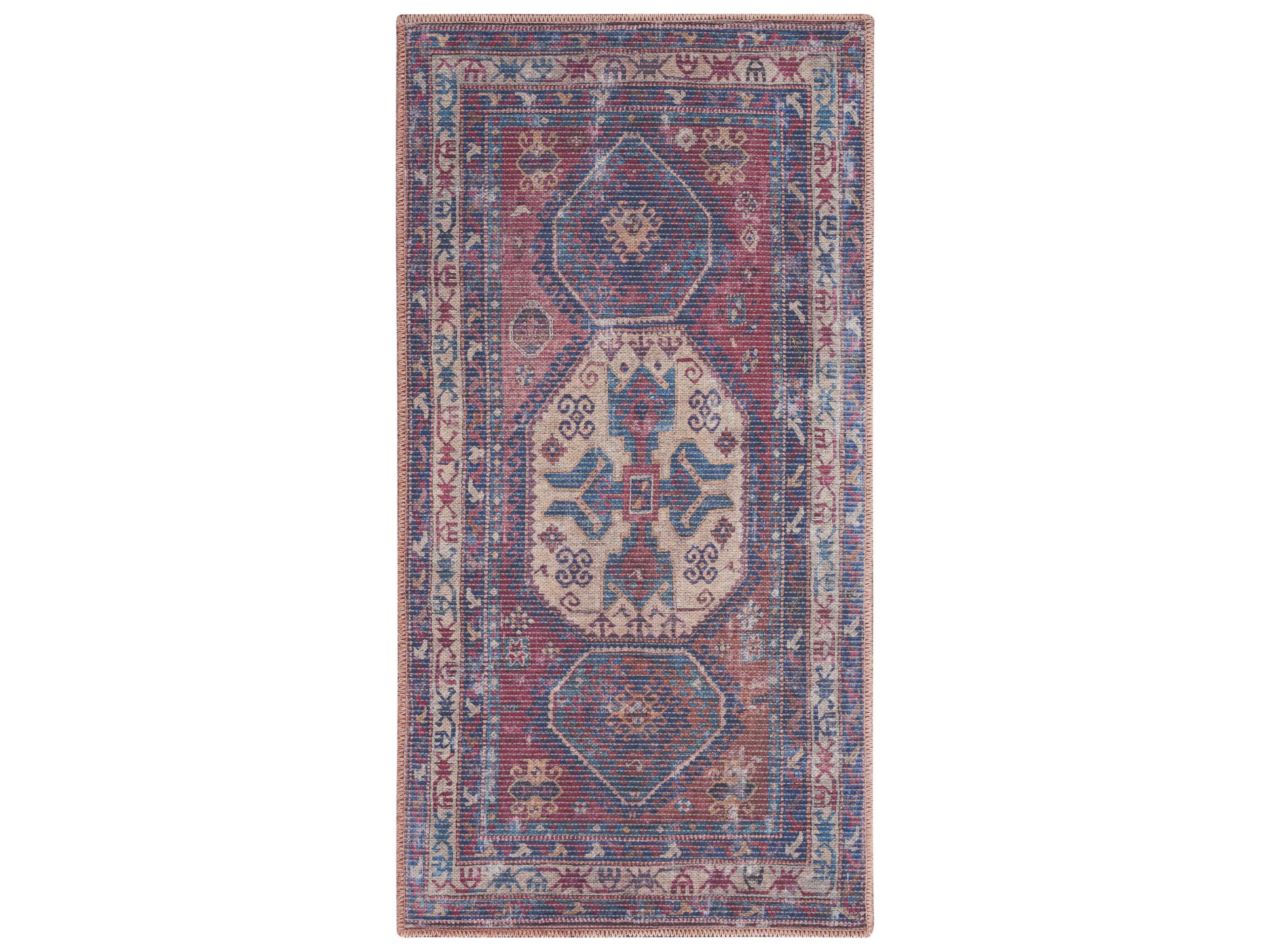 Nourison Nicole Curtis Machine Washable Series 1 Bordered Area Rug