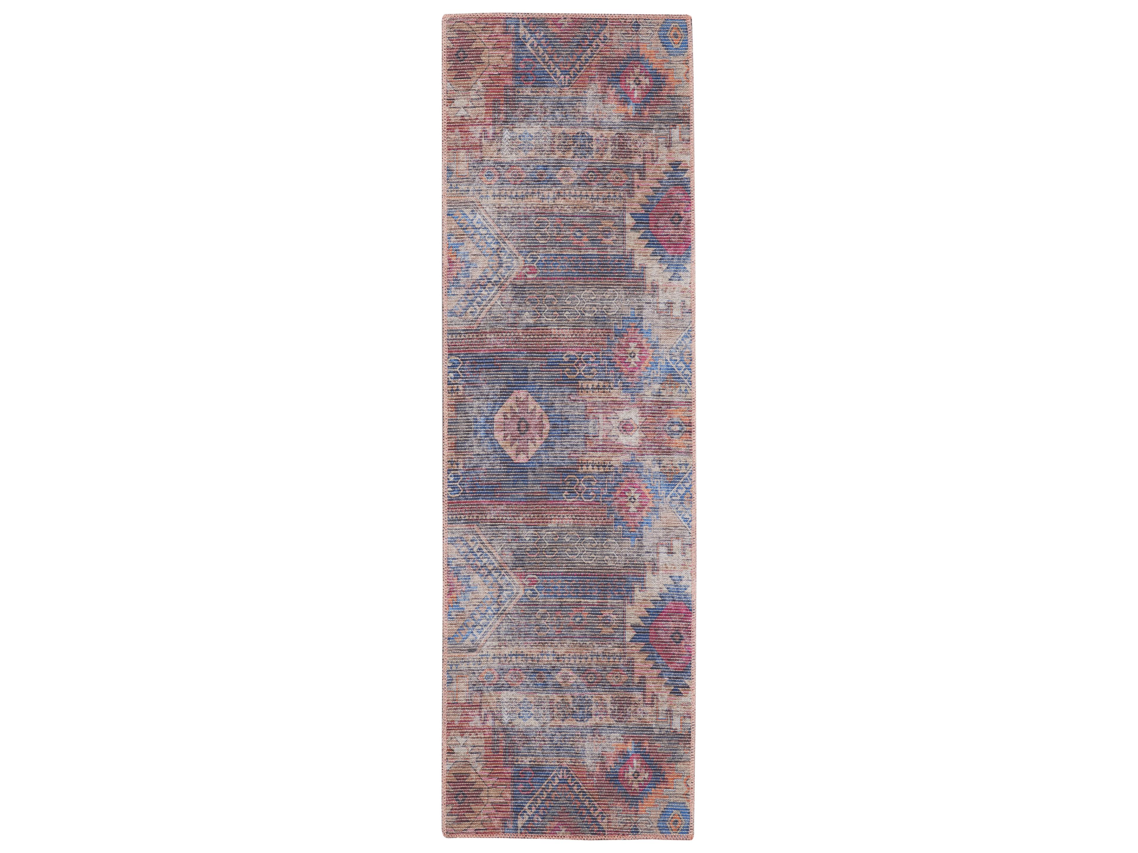 Nourison Machine Washable Series-1 Southwestern Runner Area Rug