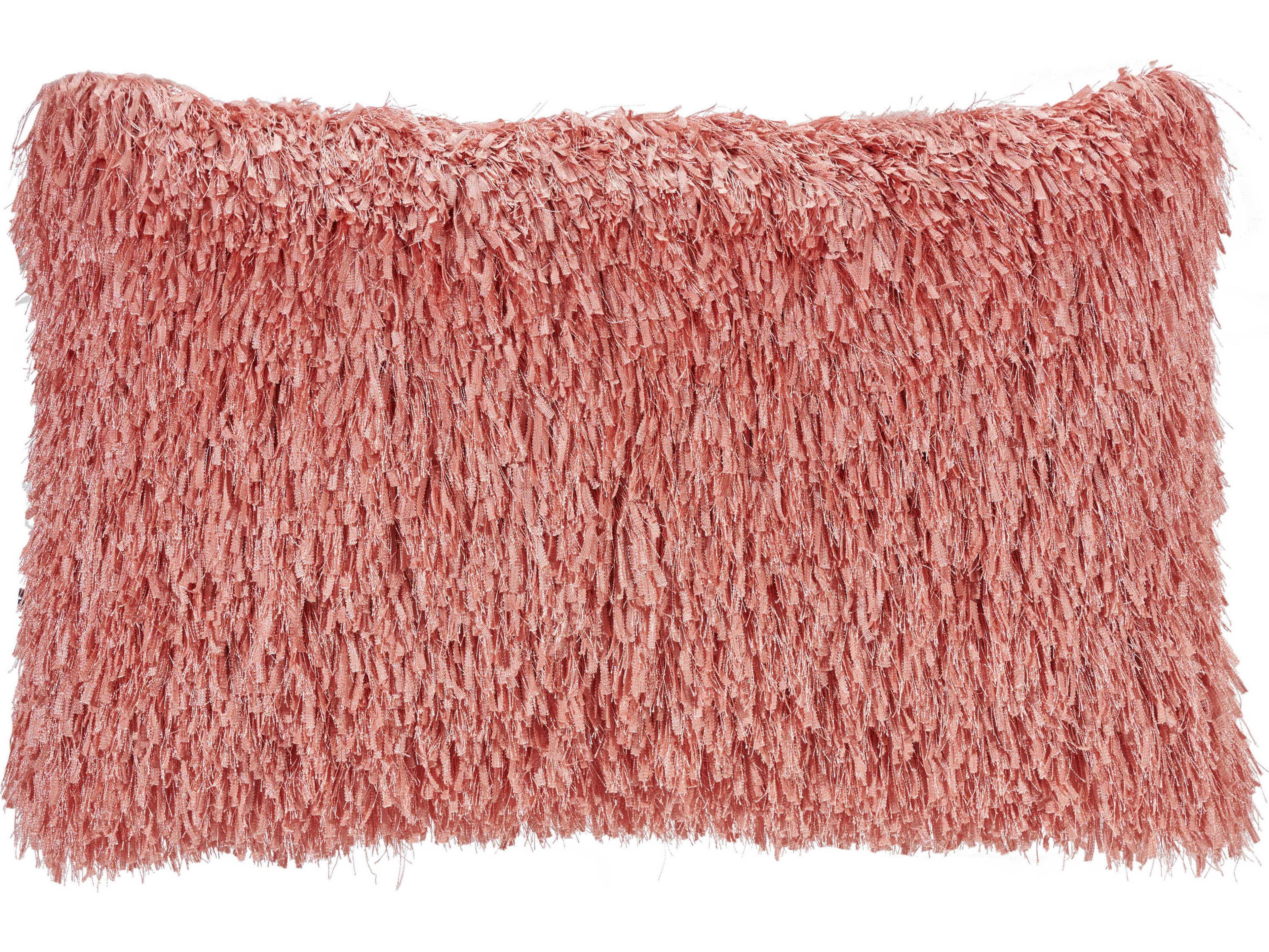 Nourison Shag Coral Pillow