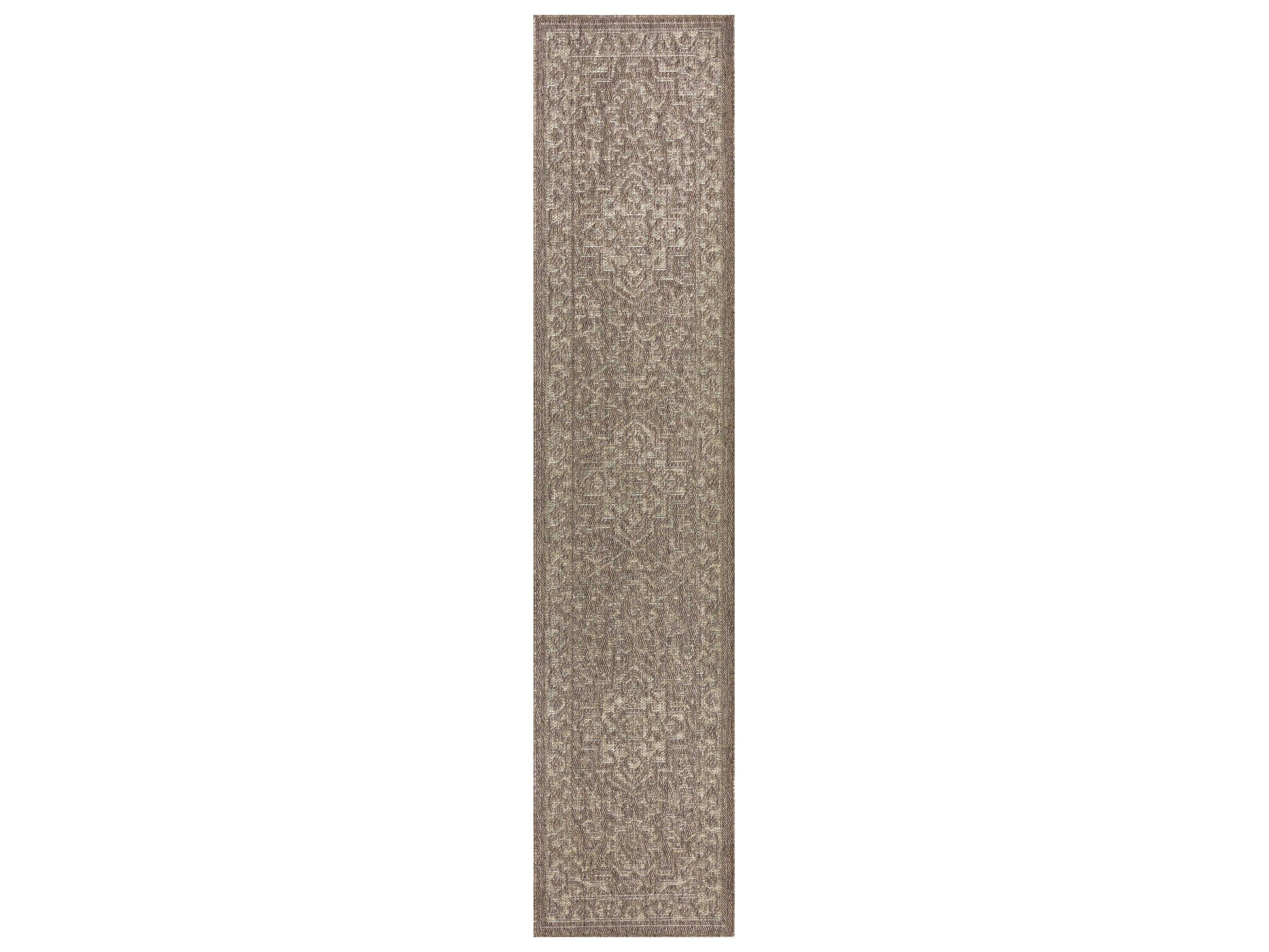 Nourison Tulum Bordered Runner Area Rug