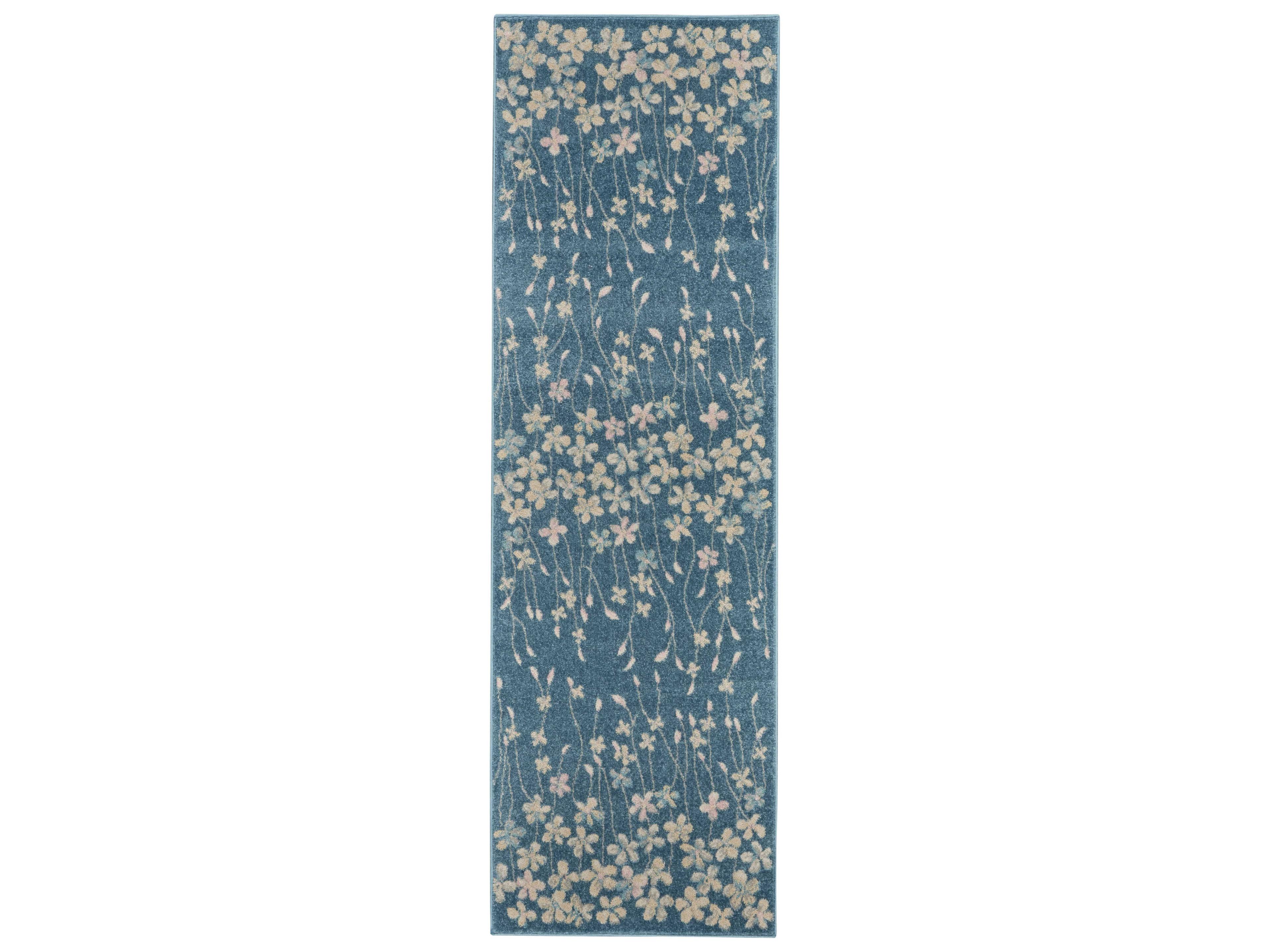 Nourison Tranquil Floral Runner Area Rug