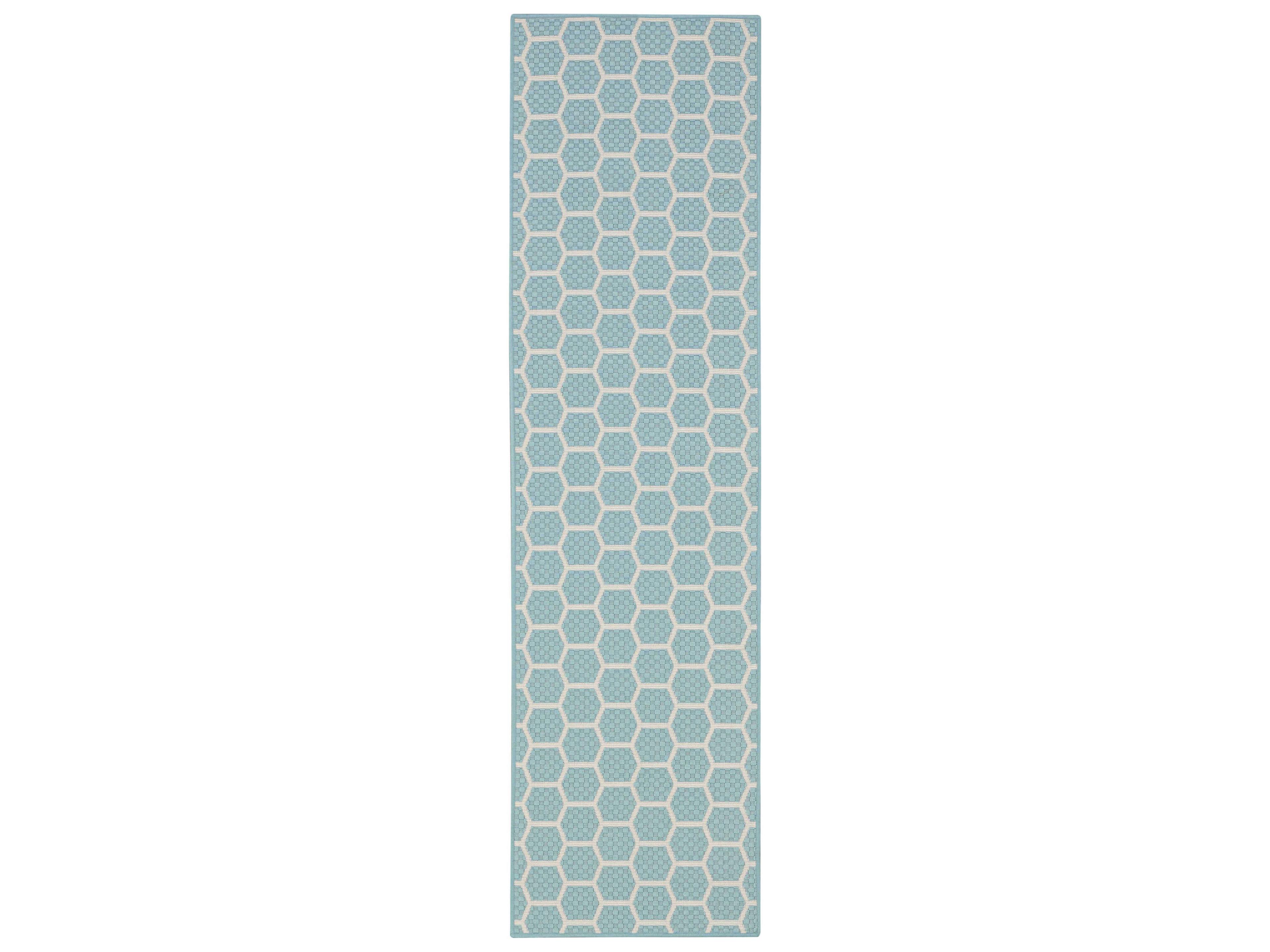 Nourison Twist Reversible Geometric Runner Area Rug