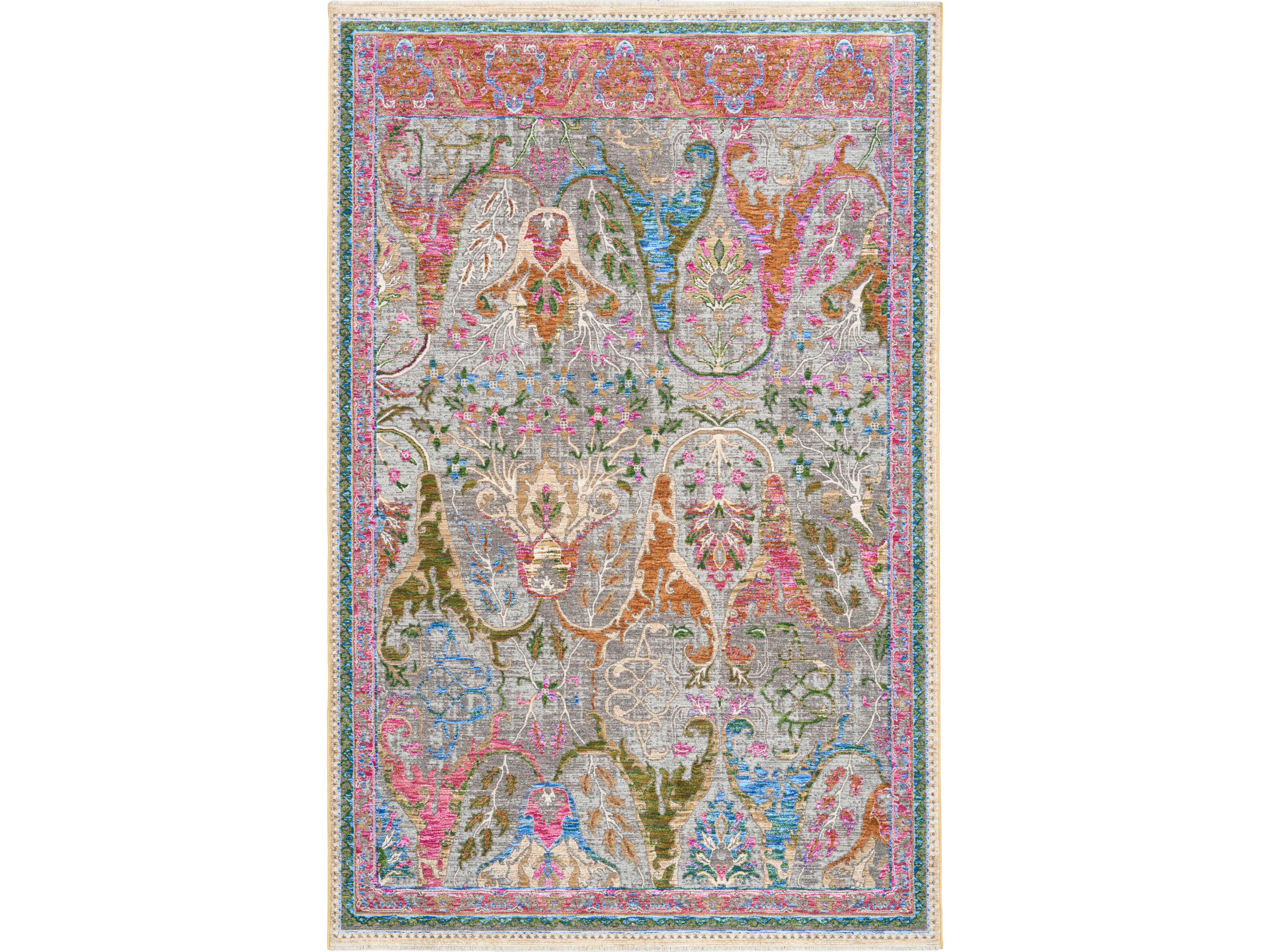 Nourison Vintage Harmony Bordered Area Rug