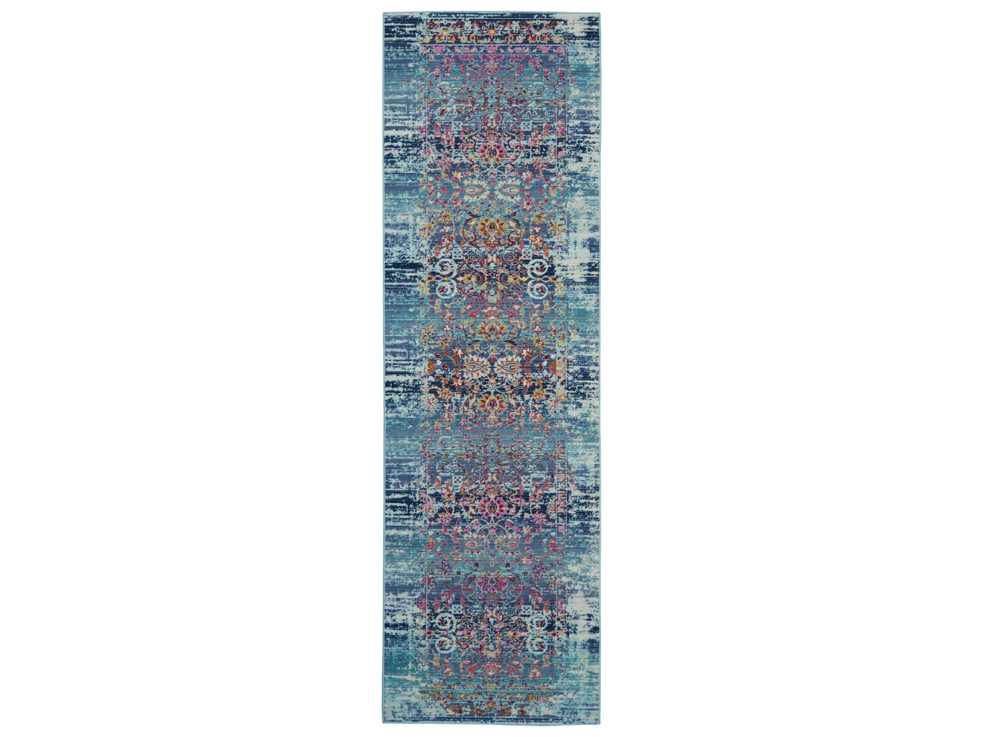 Nourison Vintage Kashan Floral Runner Area Rug