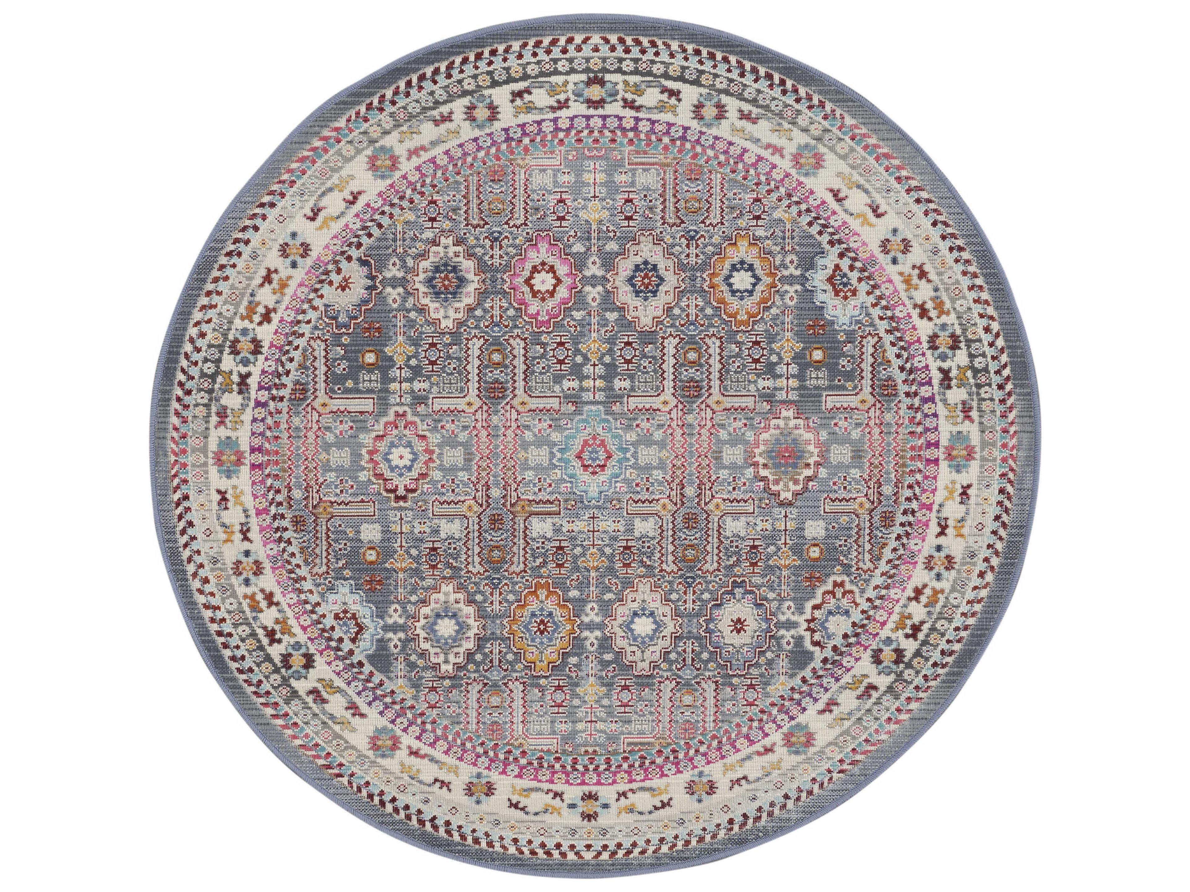 Nourison Vintage Kashan Bordered Area Rug