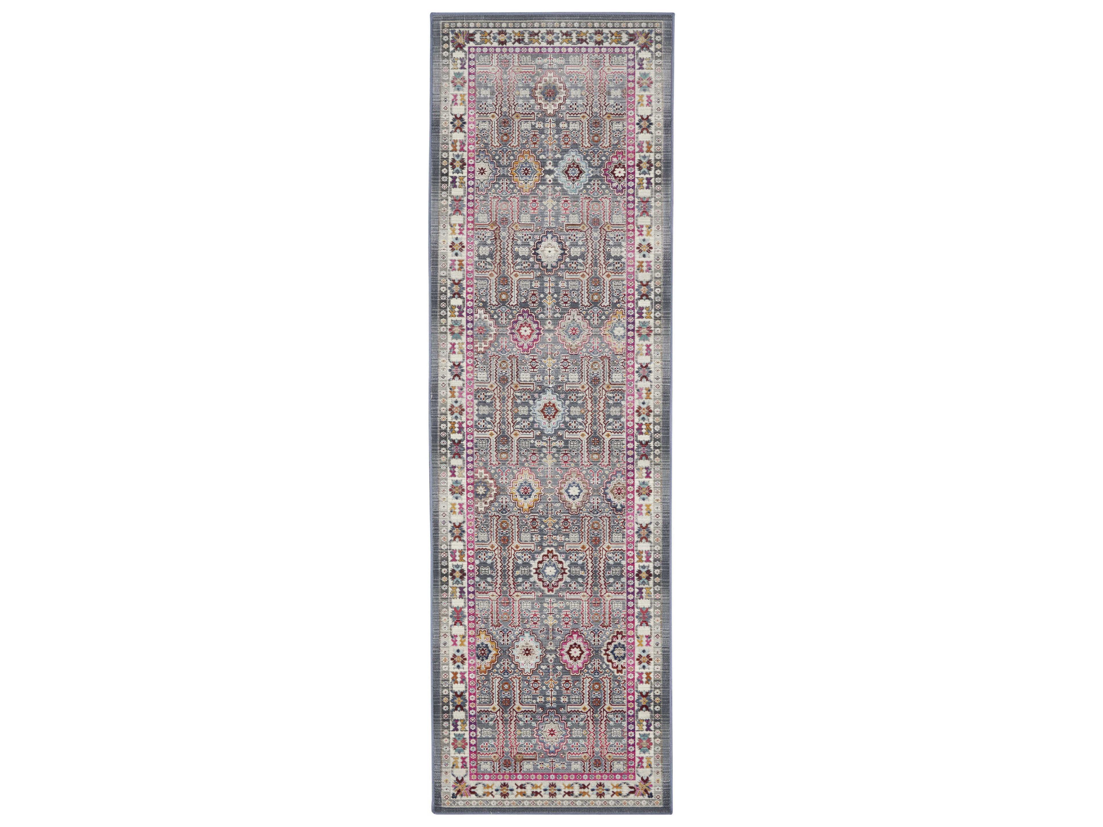 Nourison Vintage Kashan Bordered Runner Area Rug