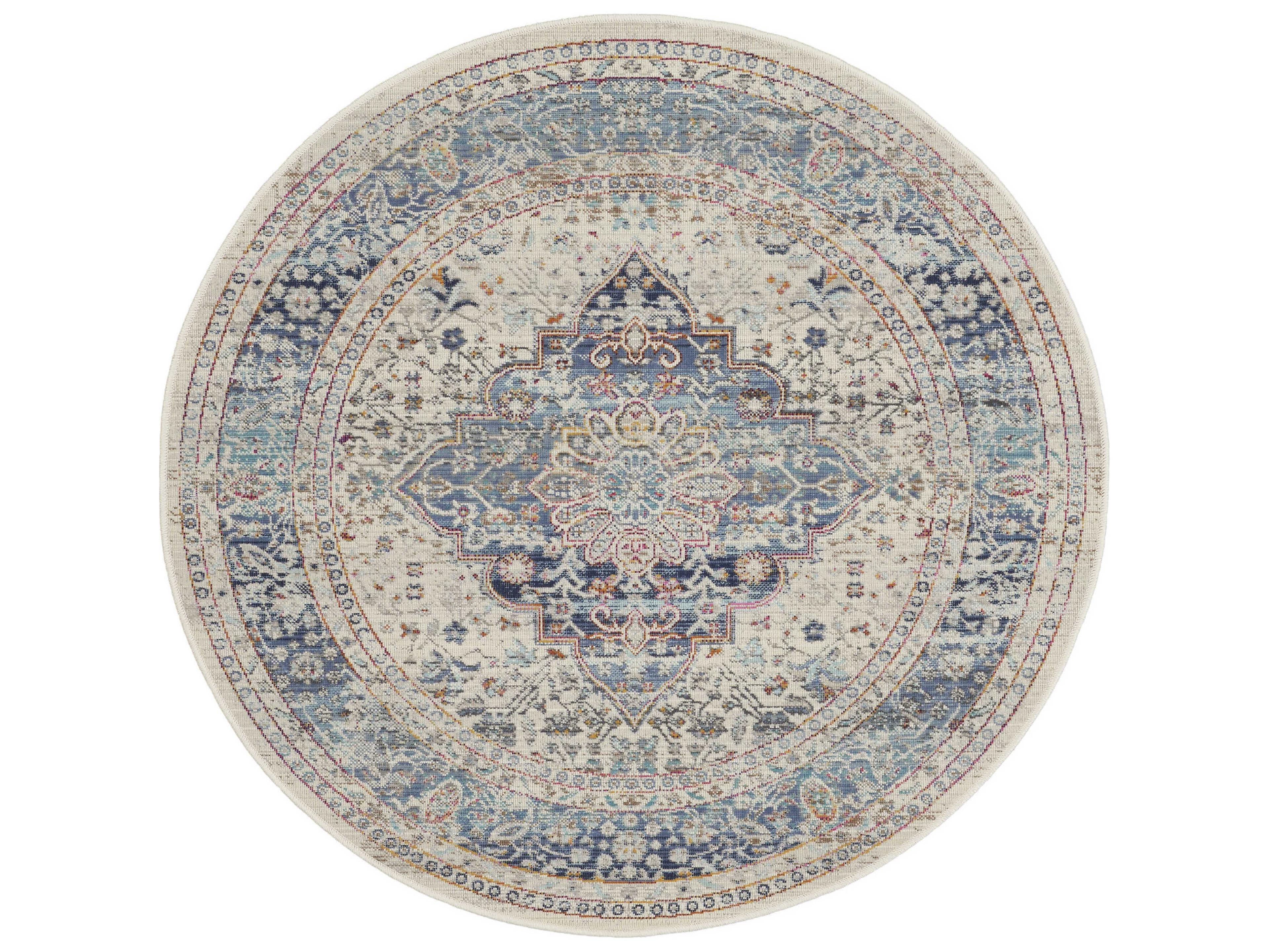 Nourison Vintage Kashan Bordered Area Rug