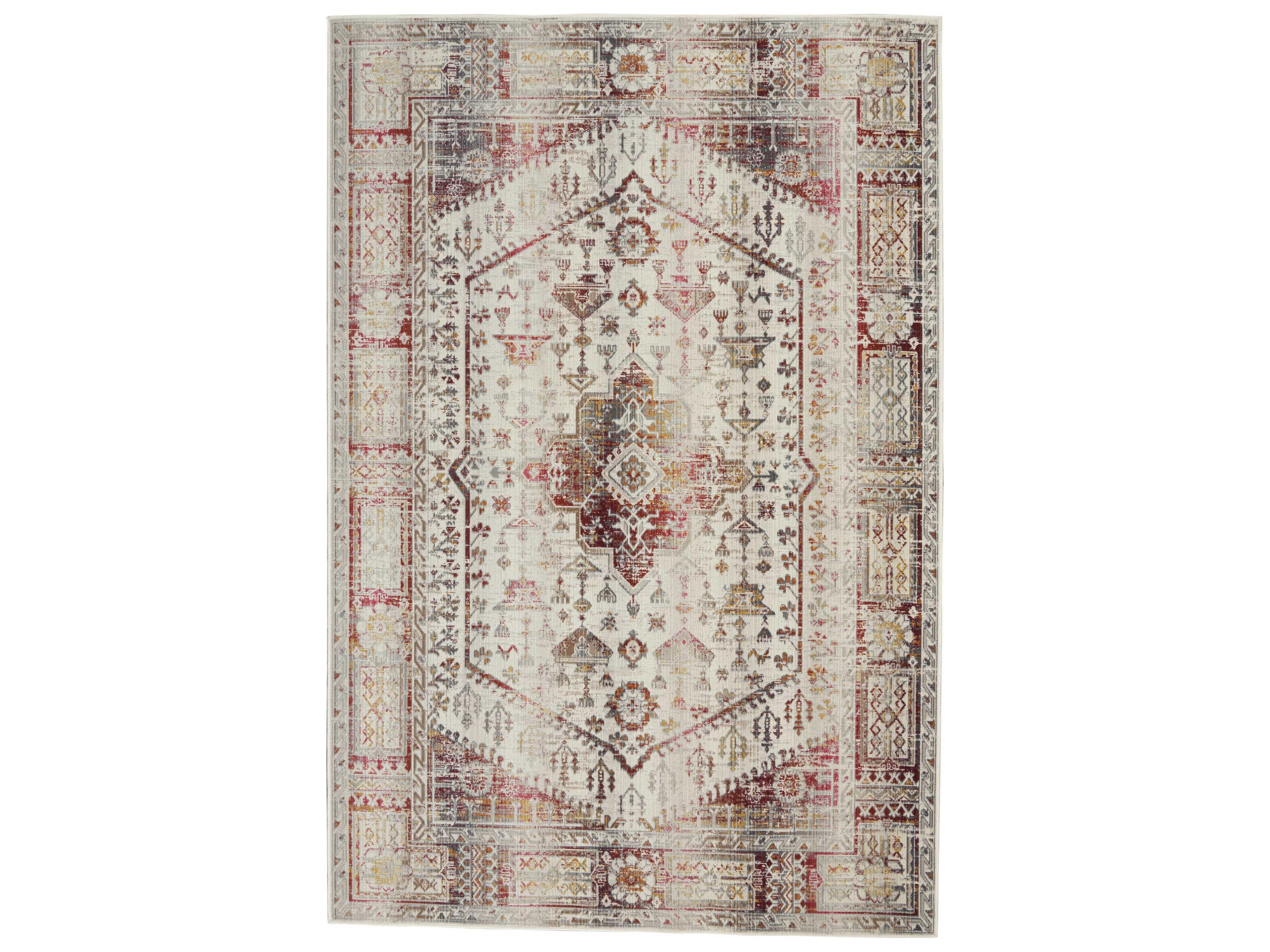 Nourison Vintage Kashan Bordered Area Rug
