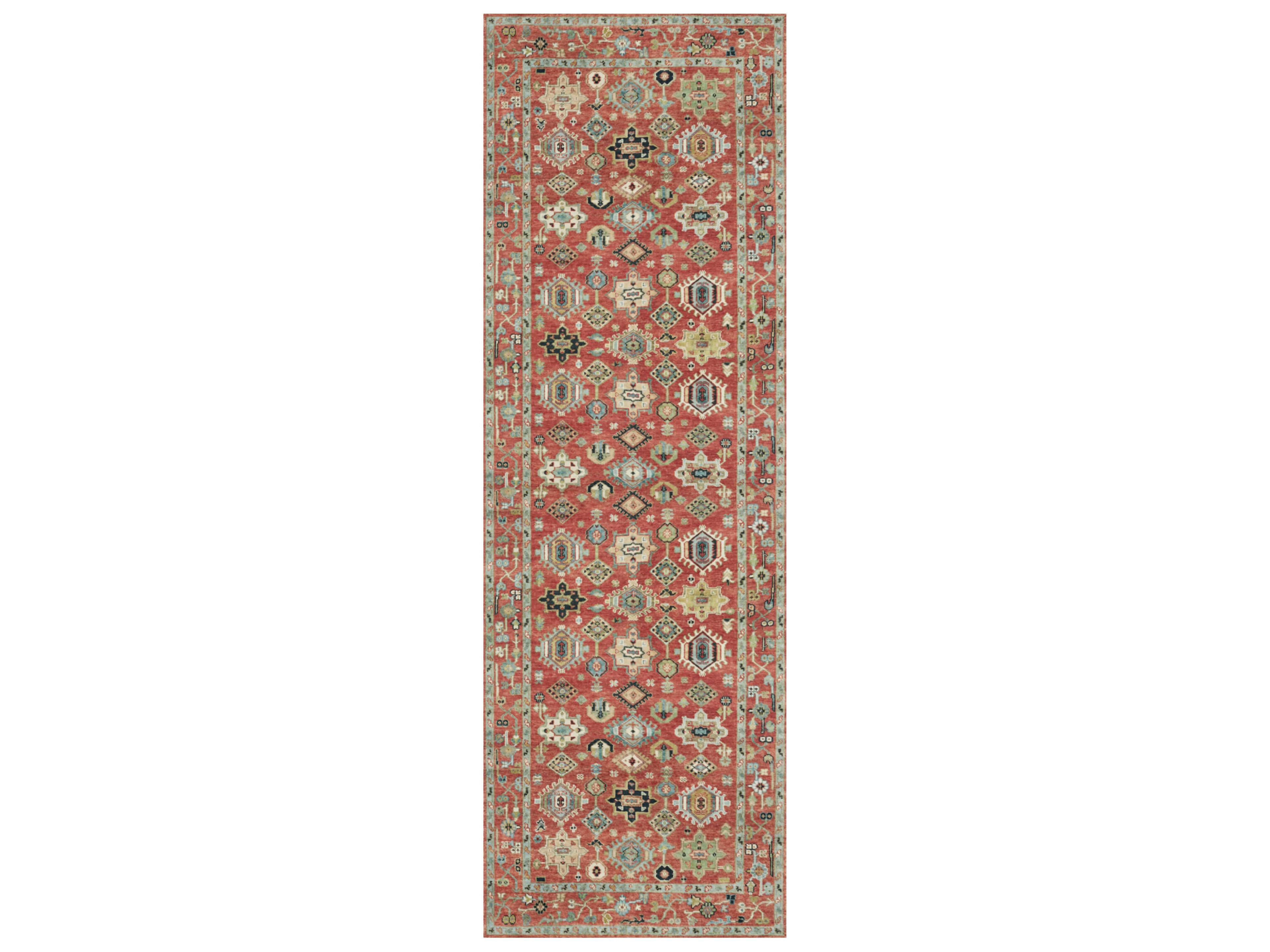 Nourison Vintage Washables Bordered Runner Area Rug