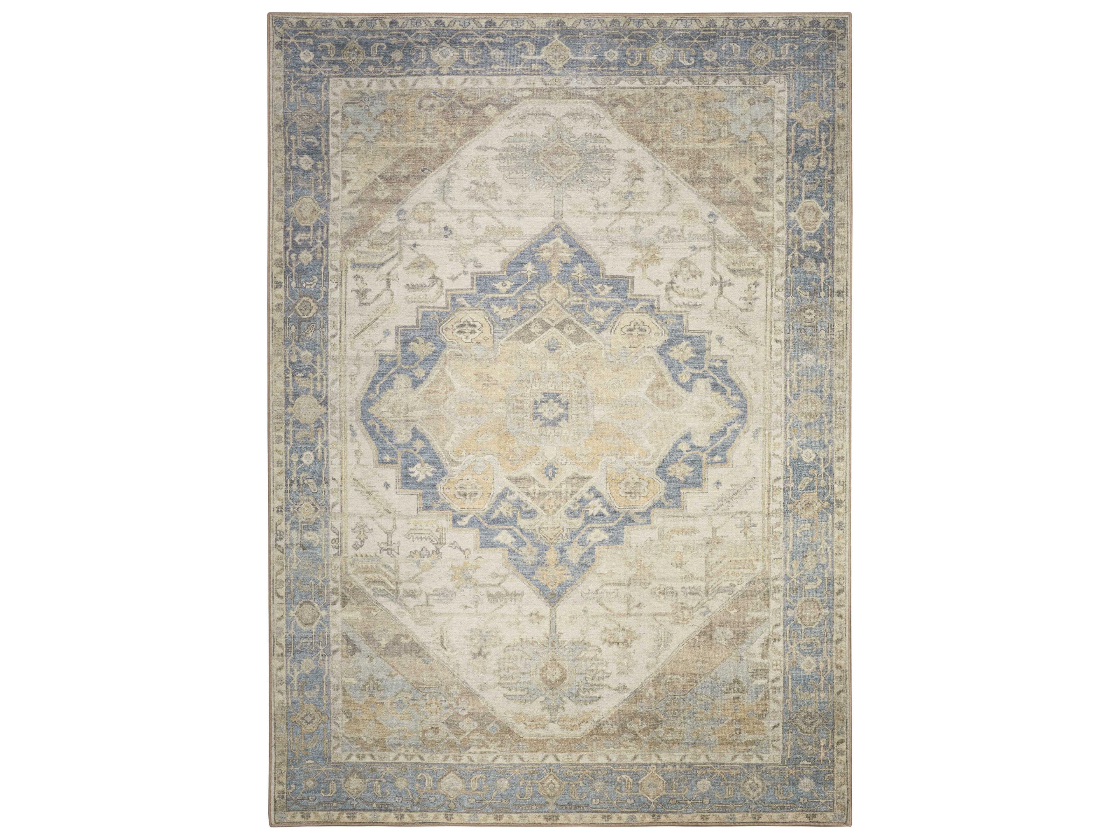 Nourison Vintage Washables Bordered Area Rug