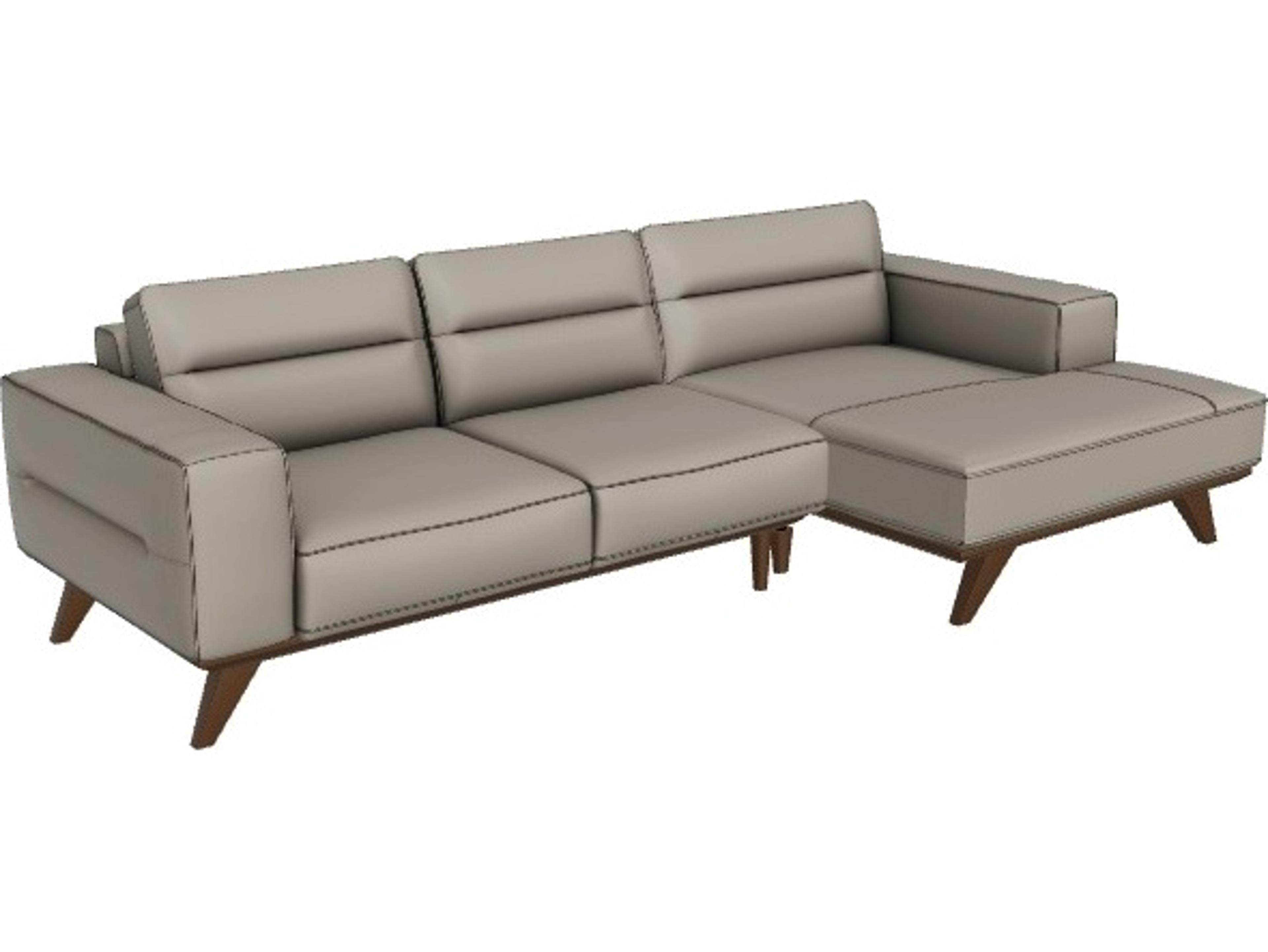 Natuzzi Editions Adrenalina Leather Sectional Sofa