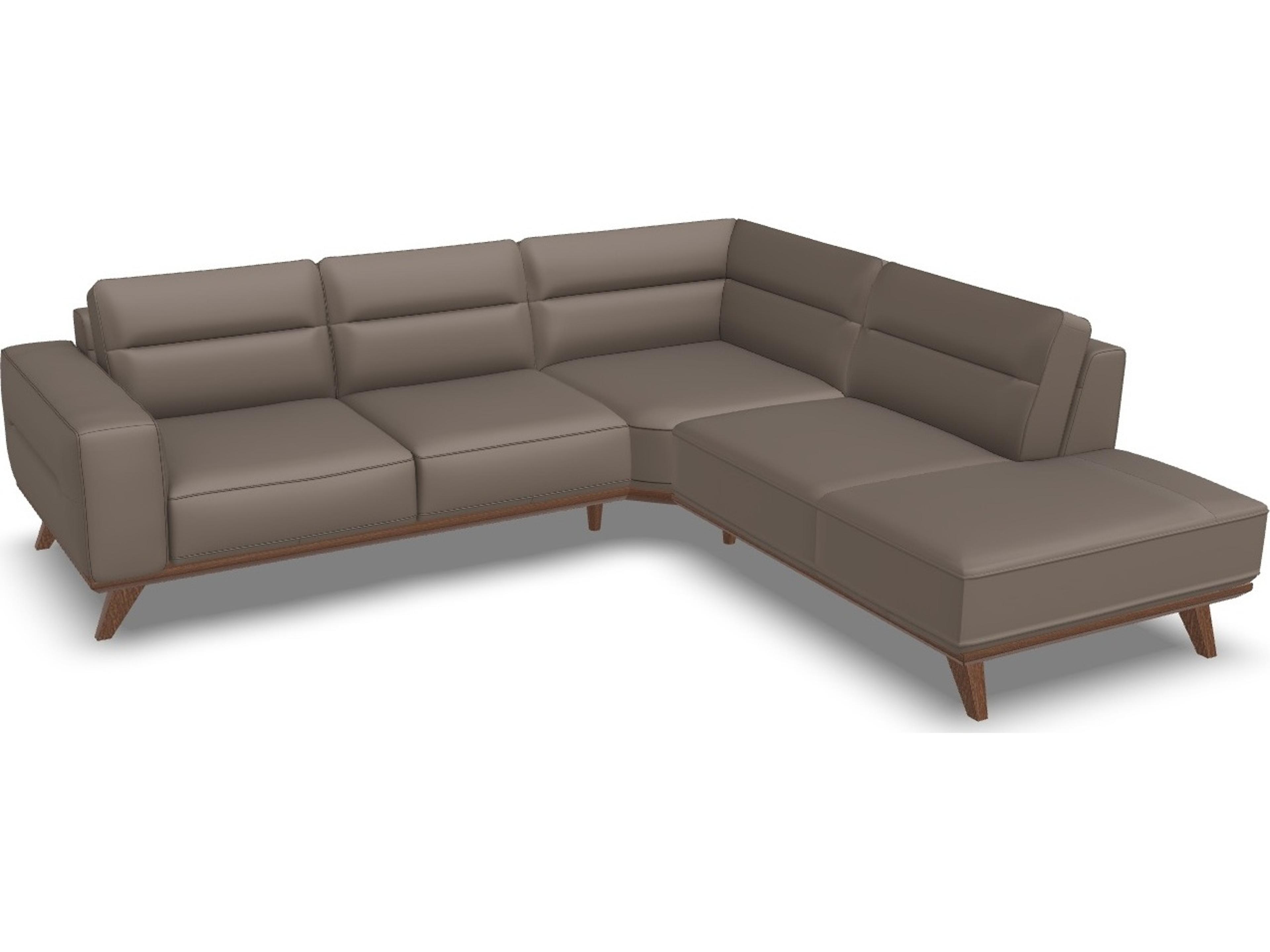 Natuzzi Editions Adrenalina Leather Sectional Sofa