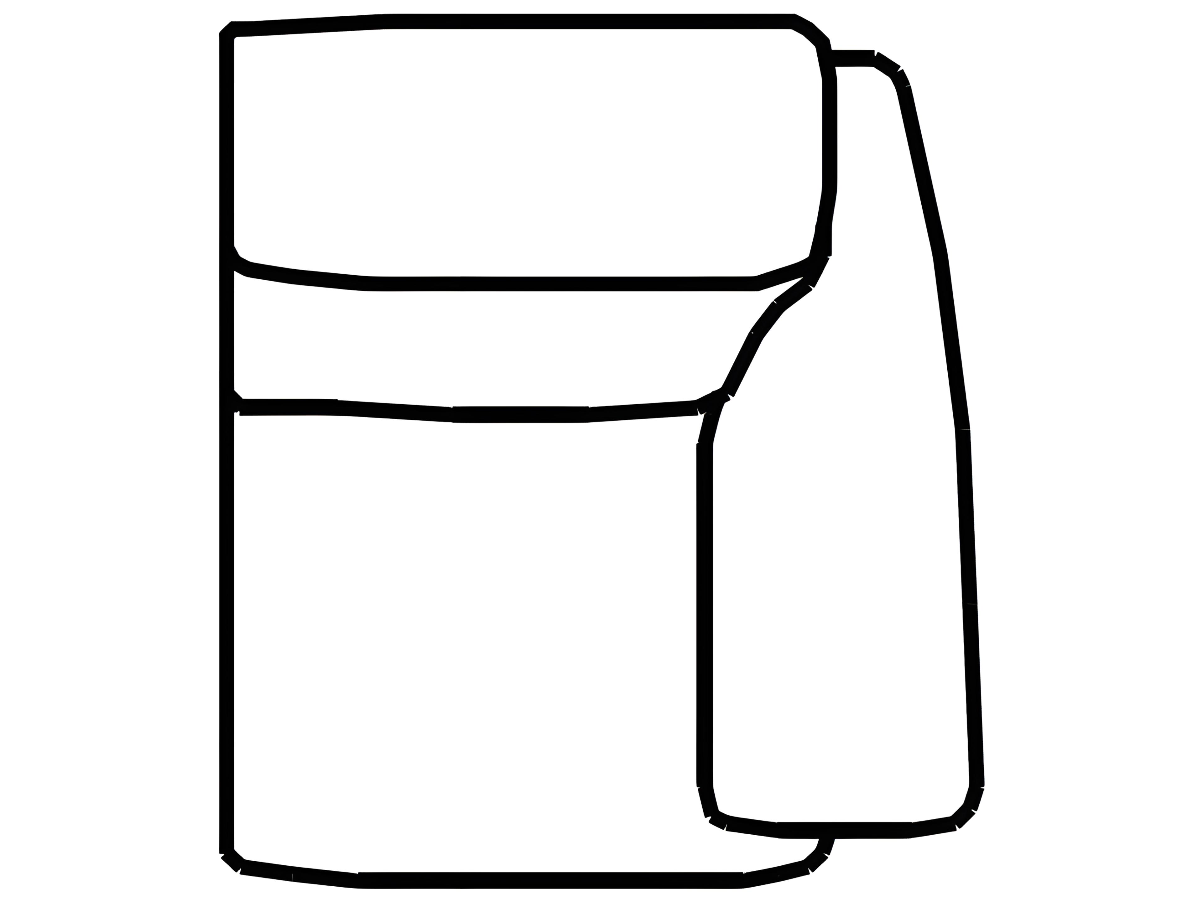 Natuzzi Editions Potenza Right Arm Facing Modular Chair