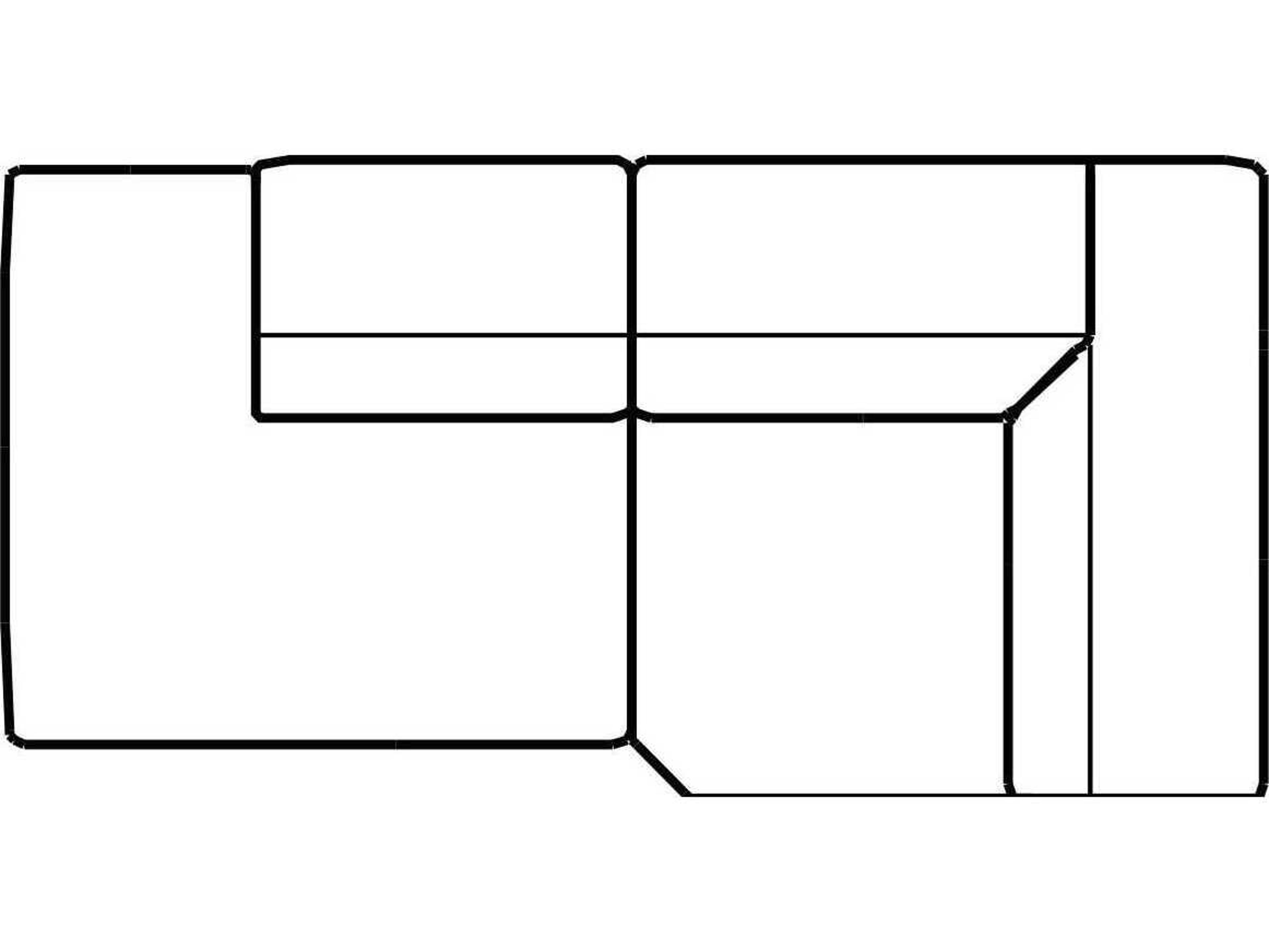 Natuzzi Editions Modus Left Terminal Corner Chair
