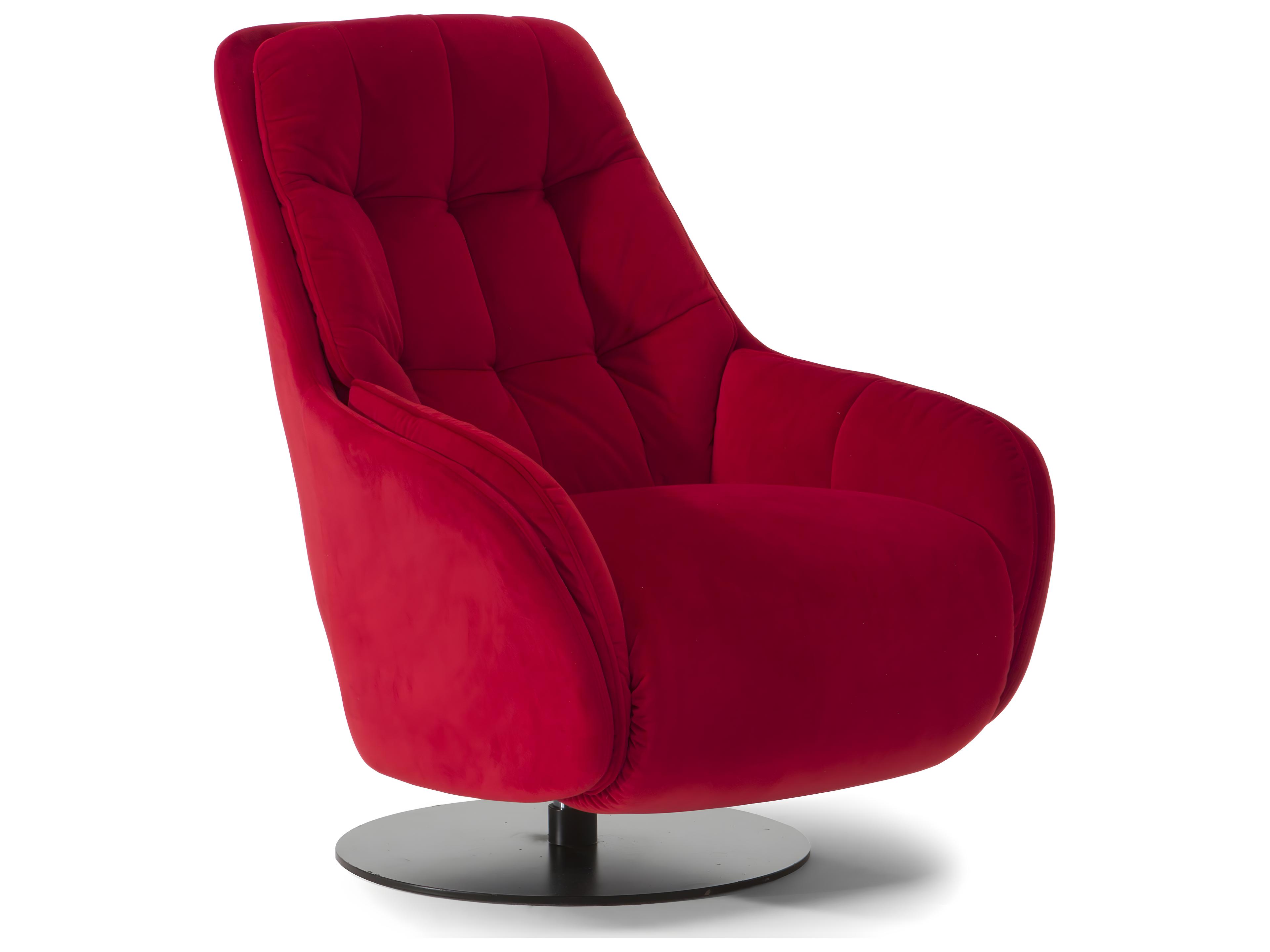 Natuzzi Editions Levante Queen Swivel Double Reclining Accent Chair