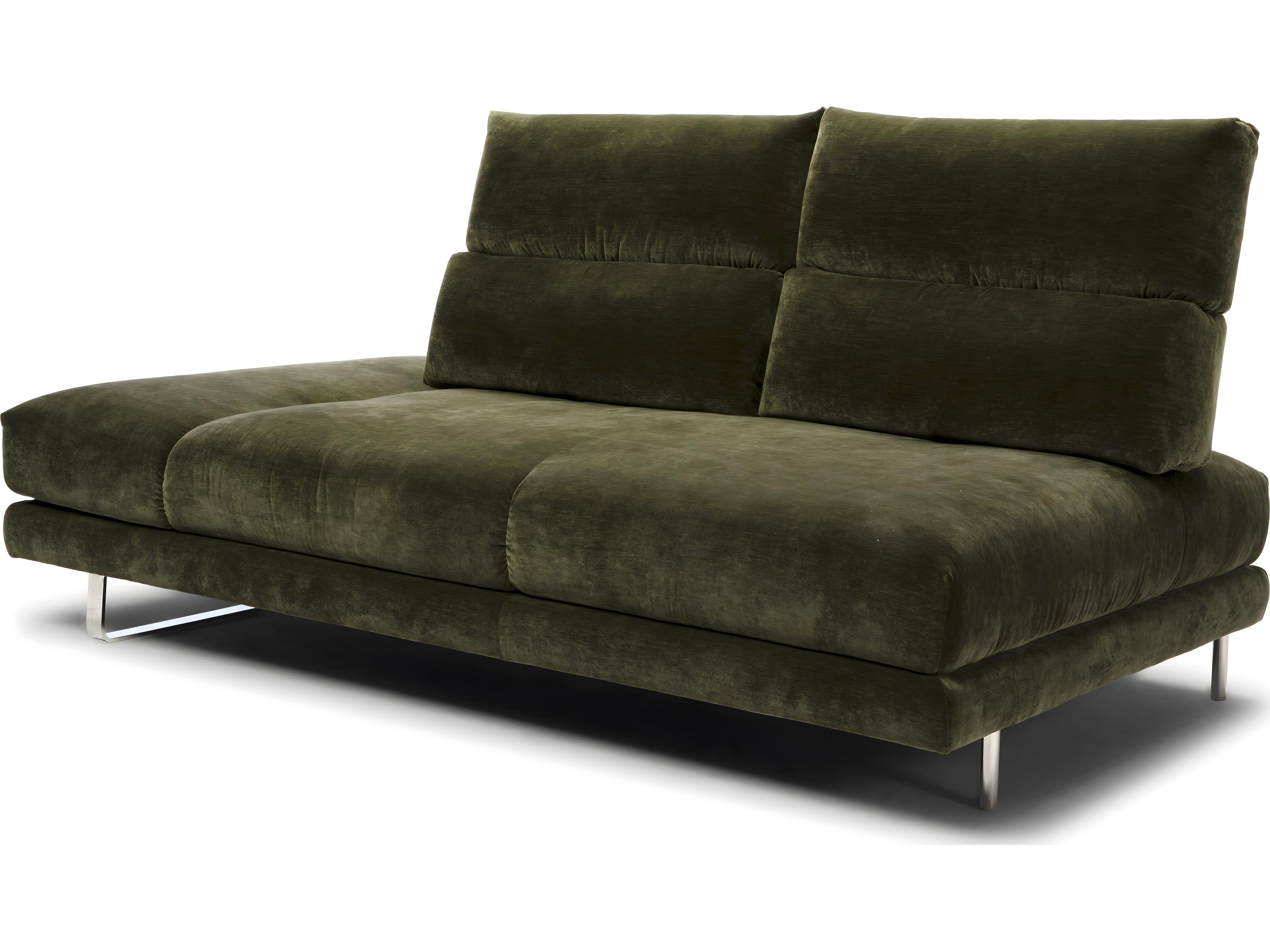 Natuzzi Editions Roma Left Arm Facing Loveseat and a Half with Adjustable Back