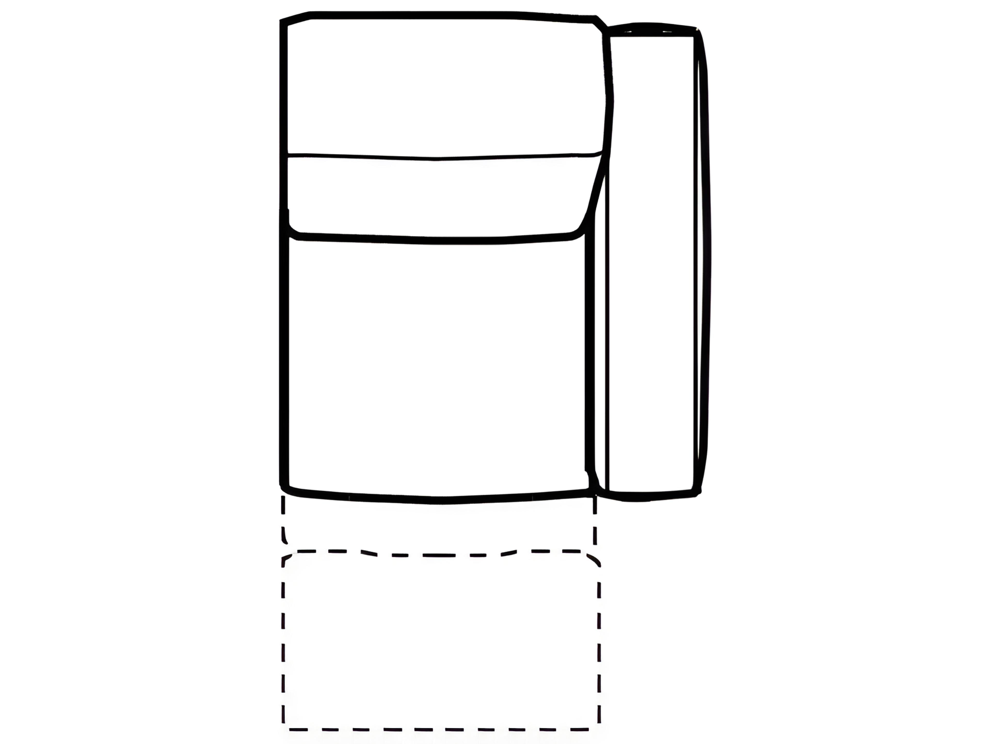 Natuzzi Editions Oxford Right Arm Facing Power Reclining Modular Chair