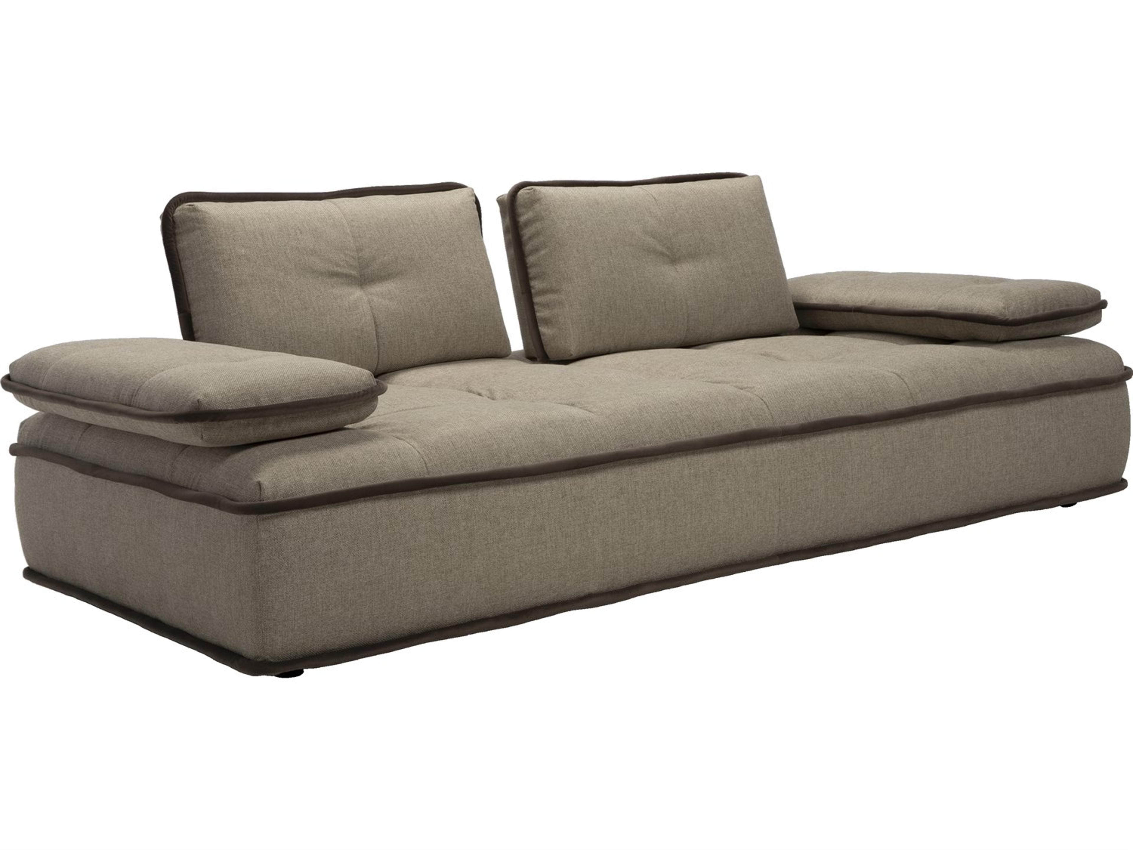 Natuzzi Editions Pixel Sofa with Adjustable Arms and Slide Back