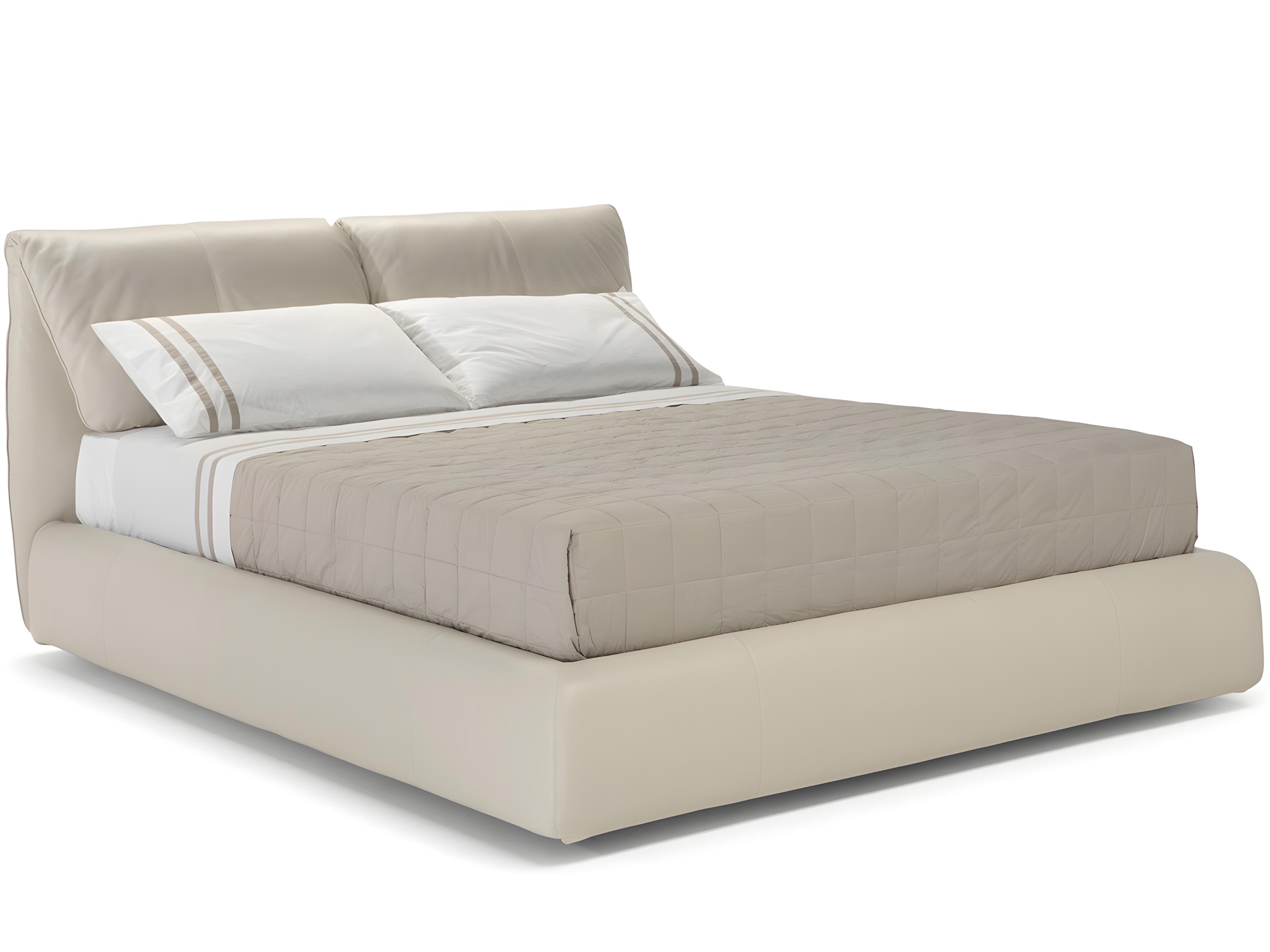 Natuzzi Editions Orbitale Double Storage Bed with Split Mesh