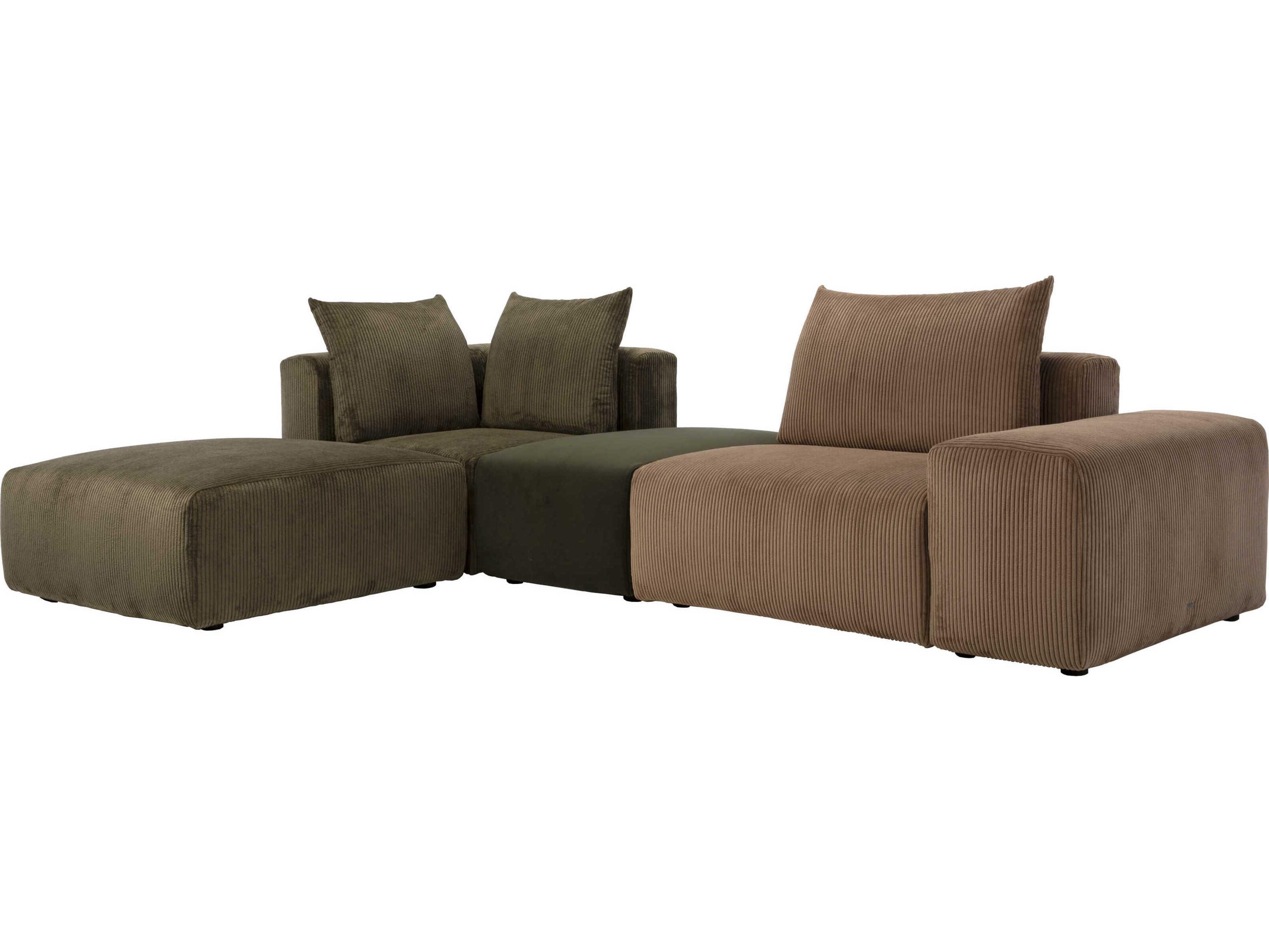 Natuzzi Editions Puzzle Upholstered Sectional Sofa