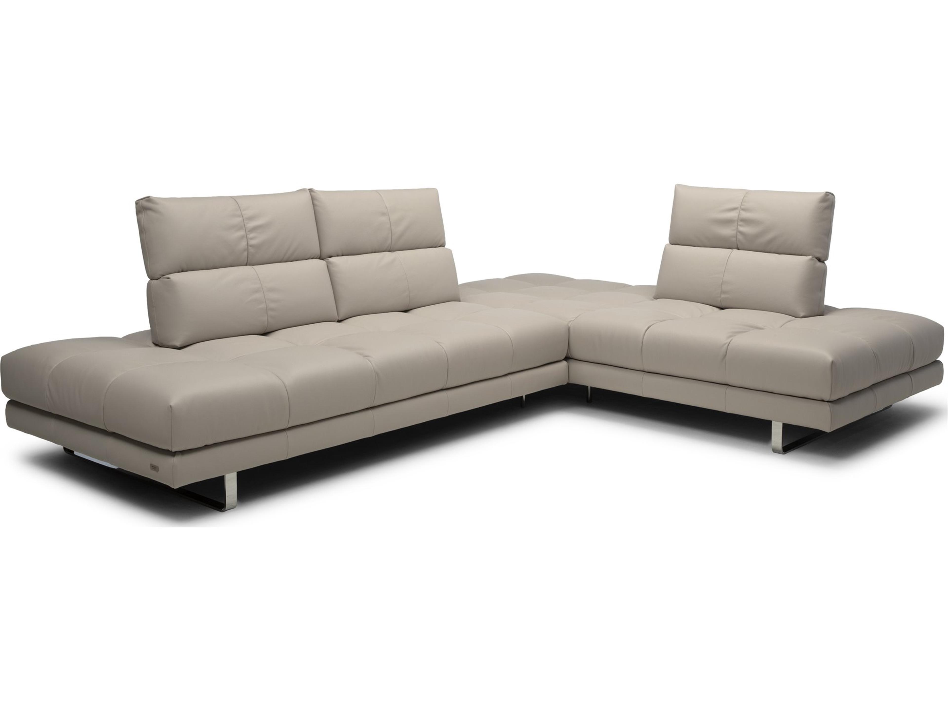 Natuzzi Editions Roma Leather Sectional Sofa