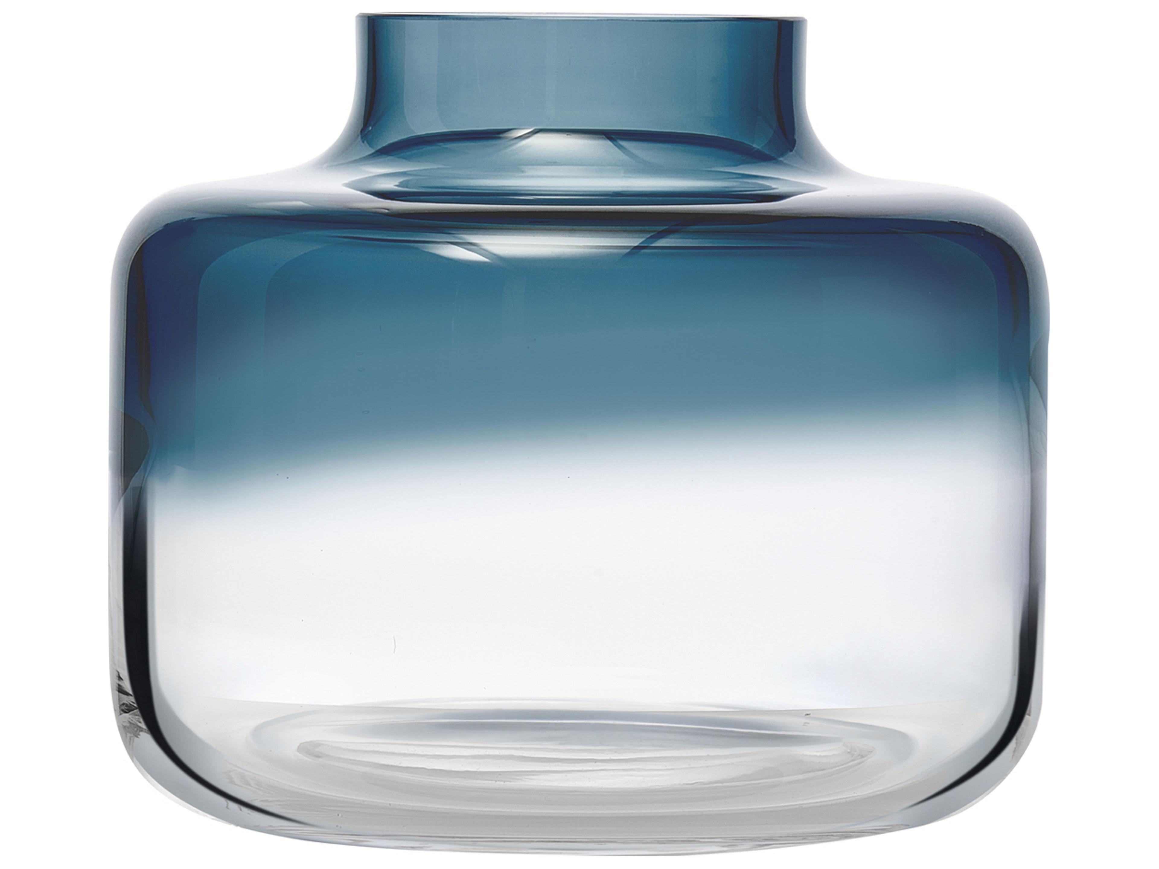 NUDE Magnolia Blue Clear Vase