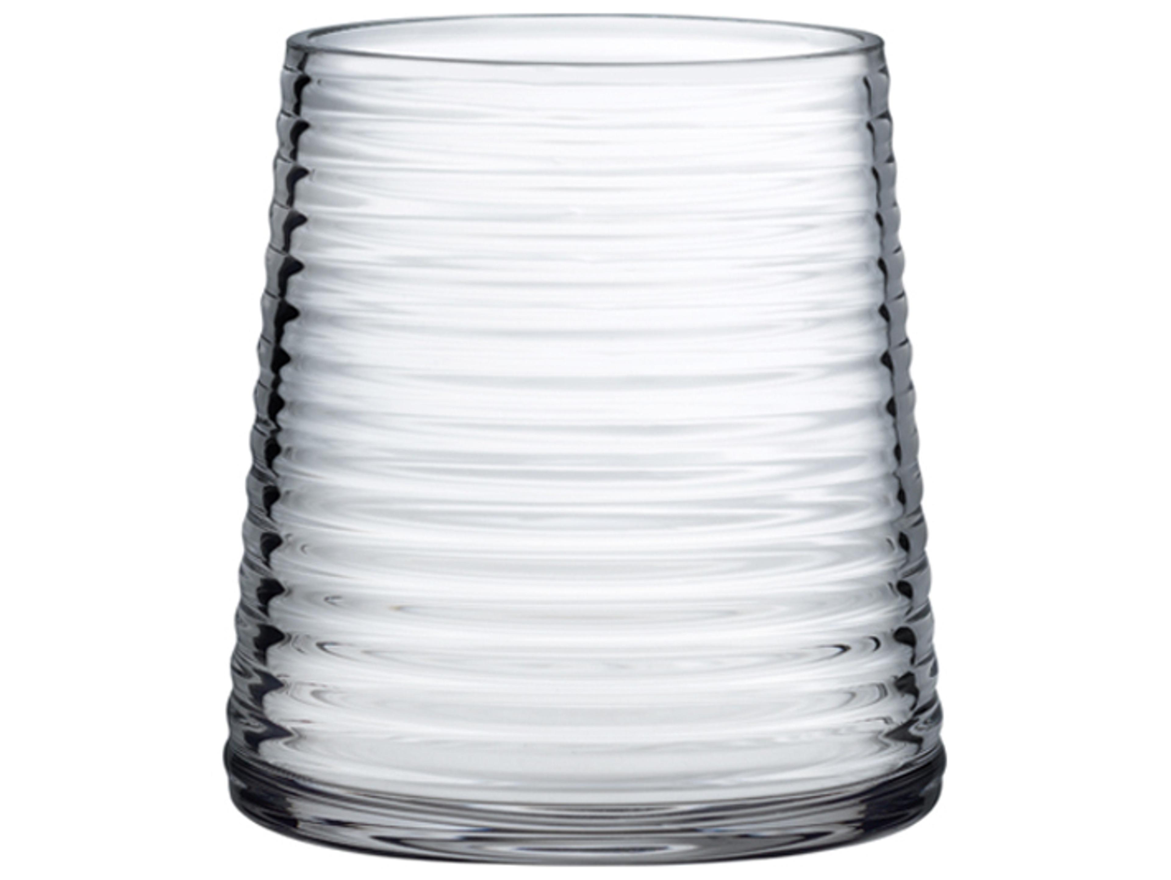 Poem Clear Water Glass Set of 2