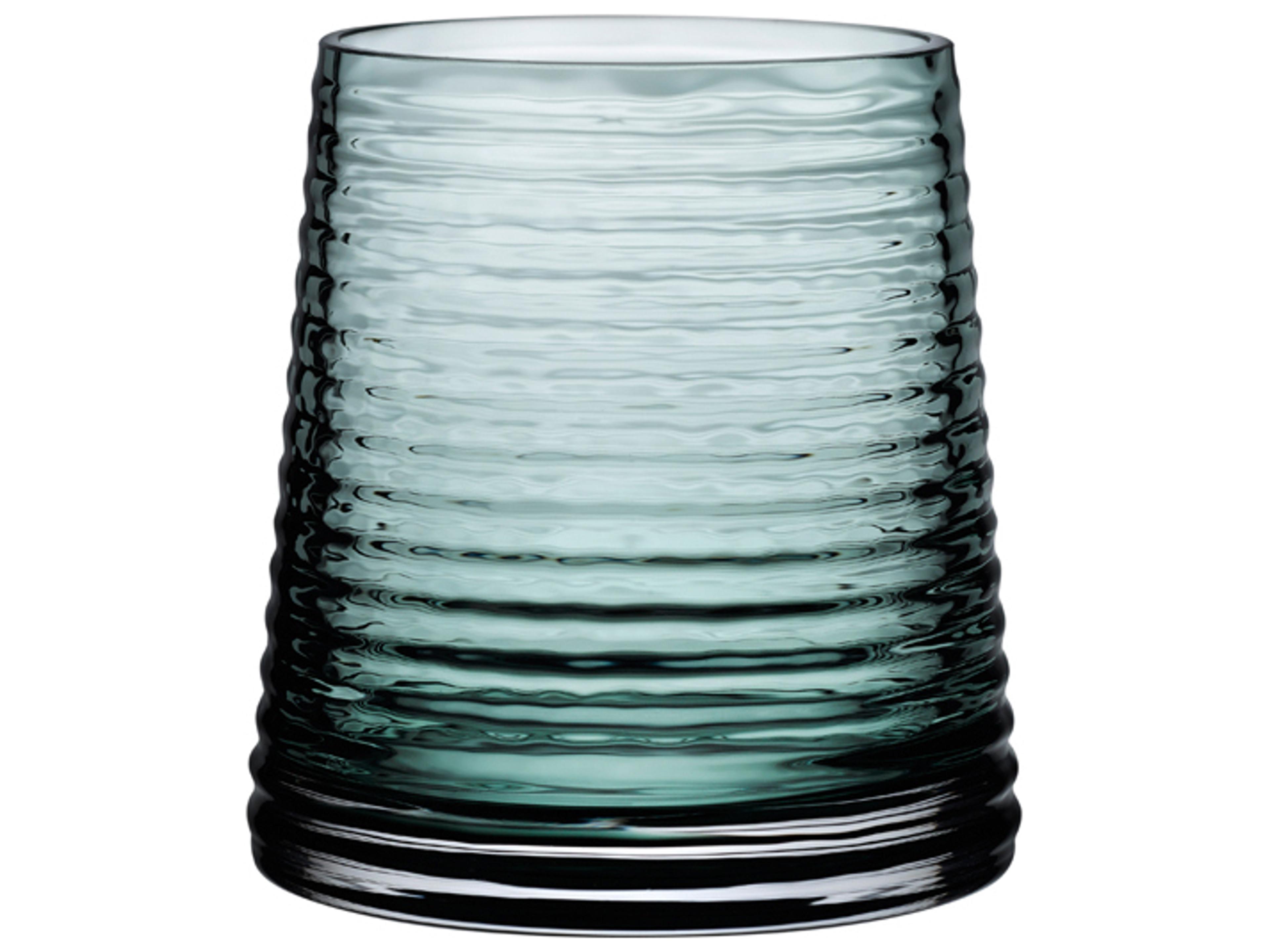 Poem Green Water Glass Set of 2