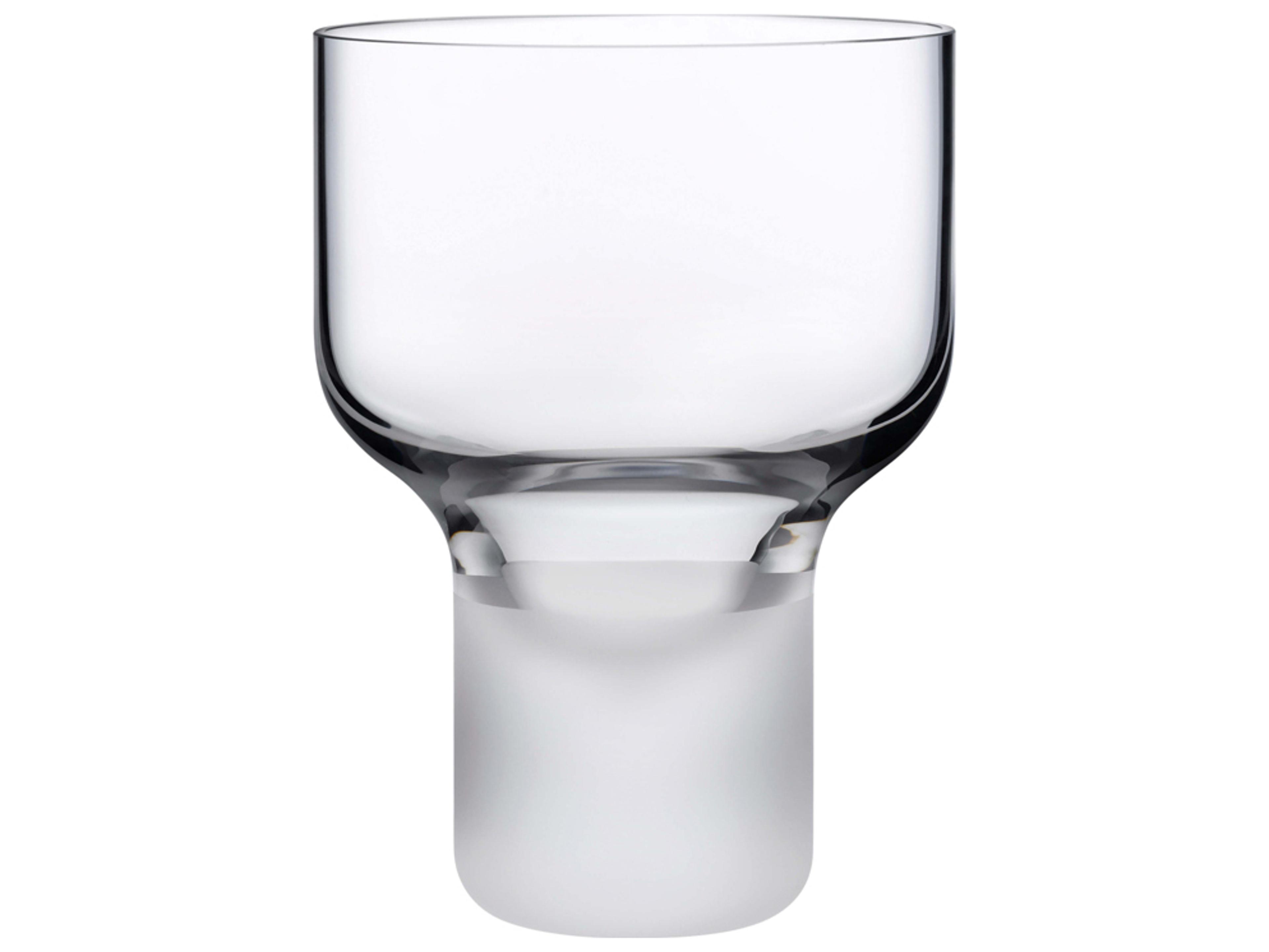 NUDE Contour Sandblasted Wine Glass Set of 2