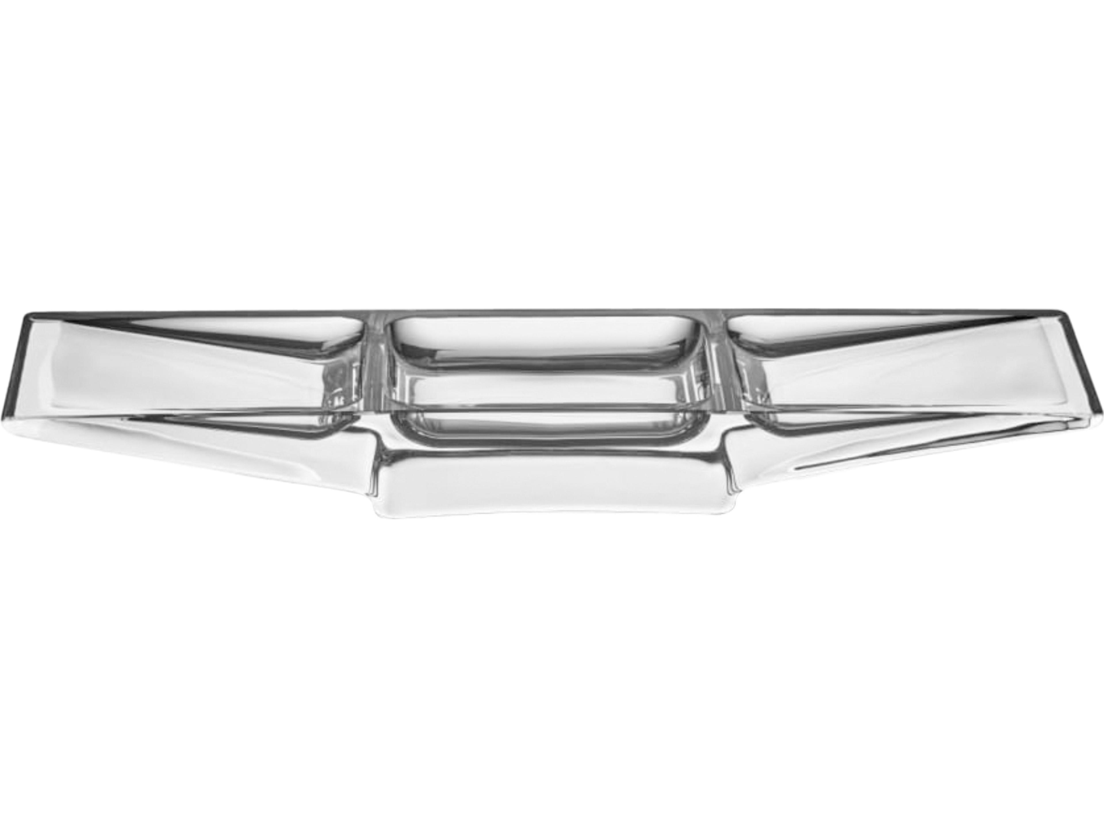 NUDE Silhouette Clear Compartment Tray