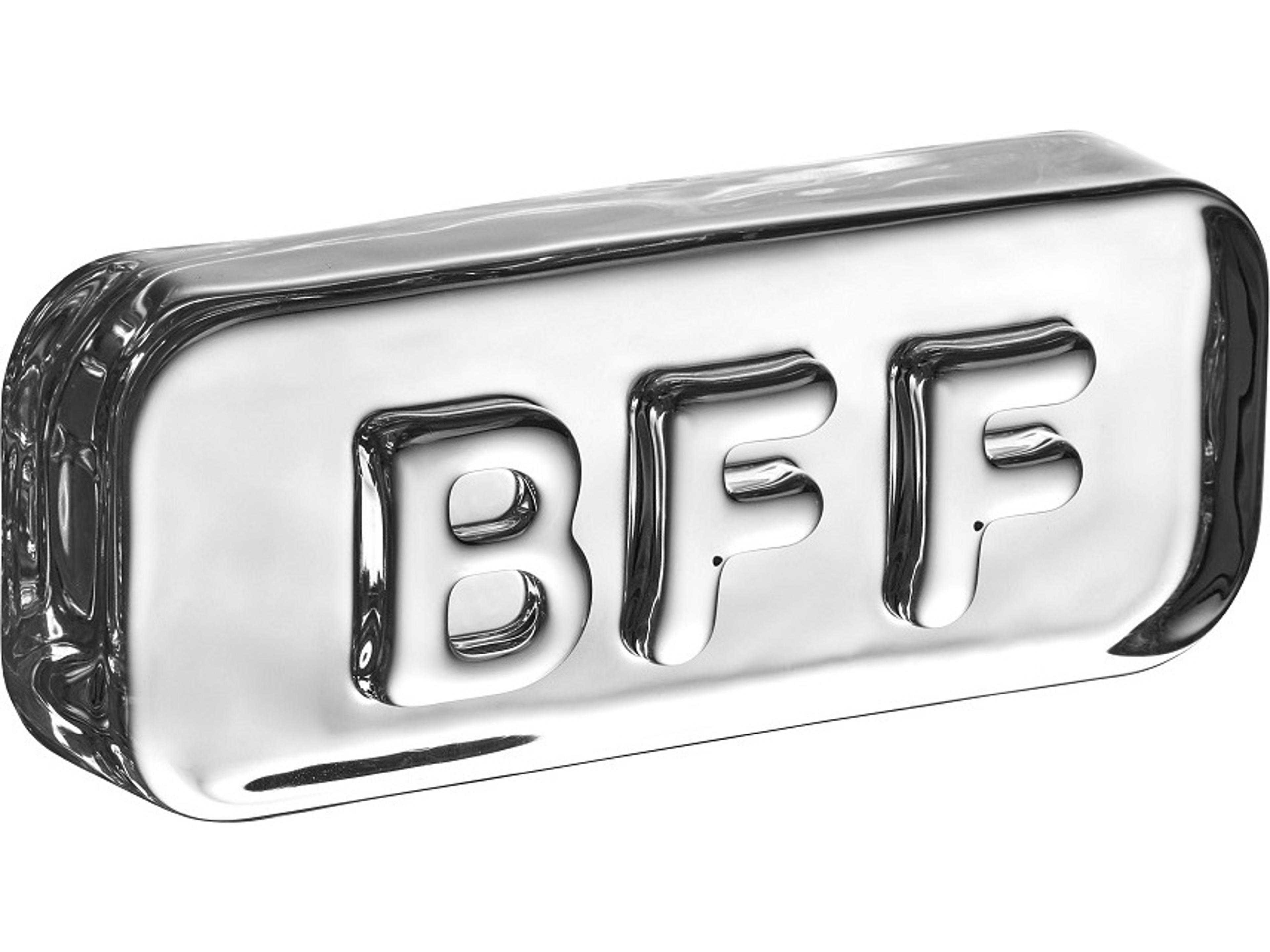 NUDE Paroles Paroles Clear BFF Paperweight