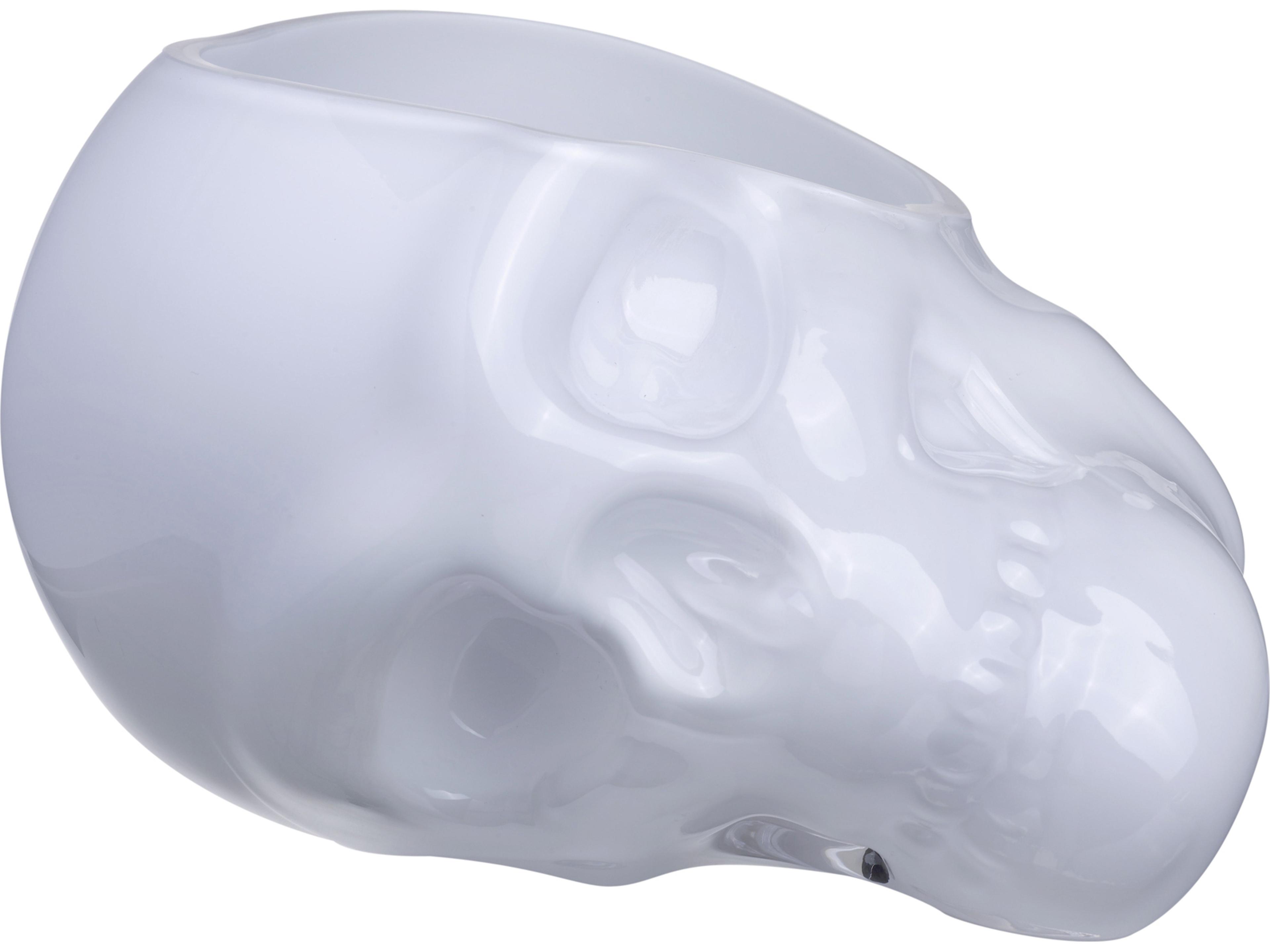 NUDE Memento Mori Opal White Skull Bowl