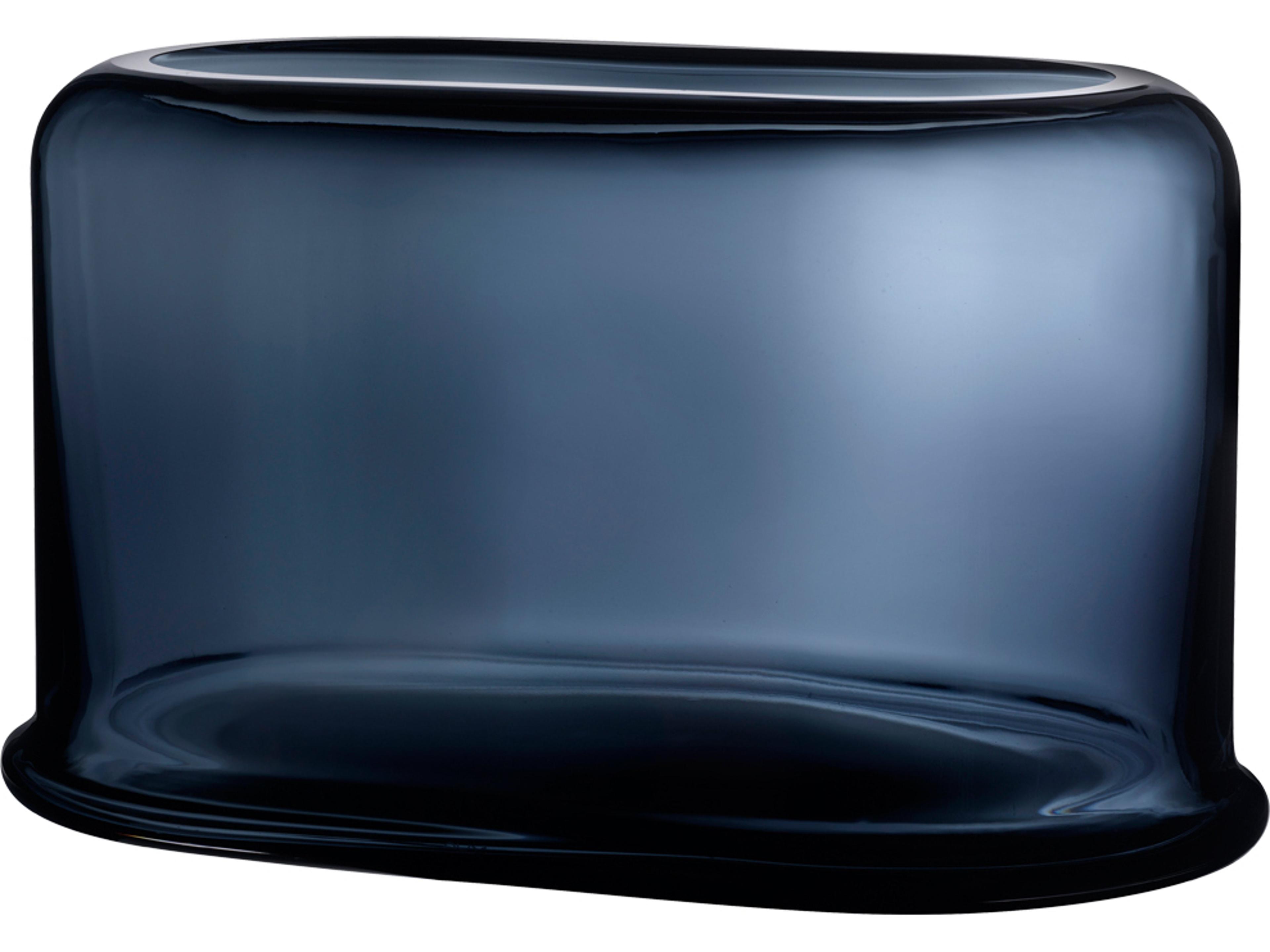 NUDE Layers Steel Blue Vase