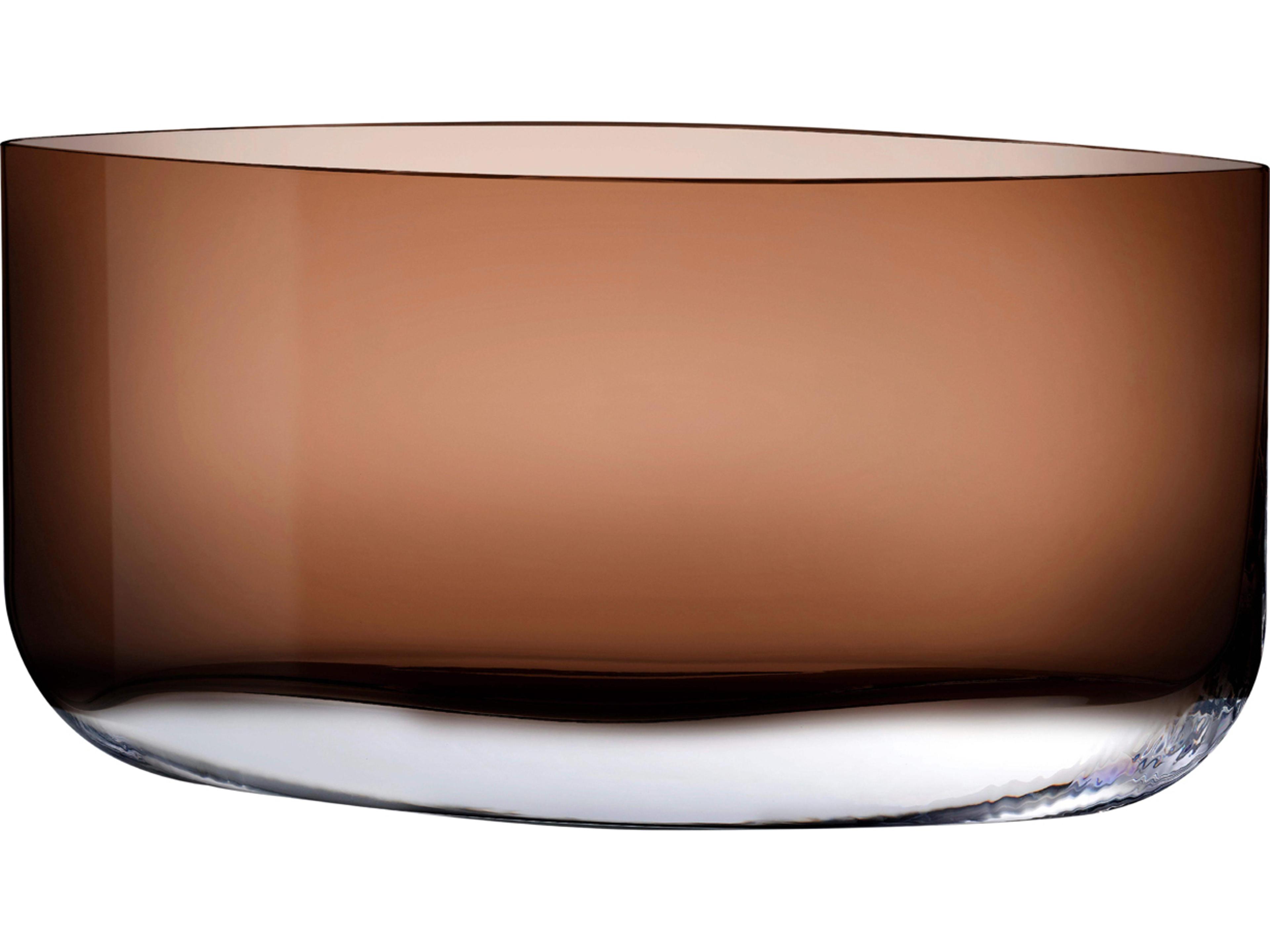 NUDE Blade Caramel Wide Vase