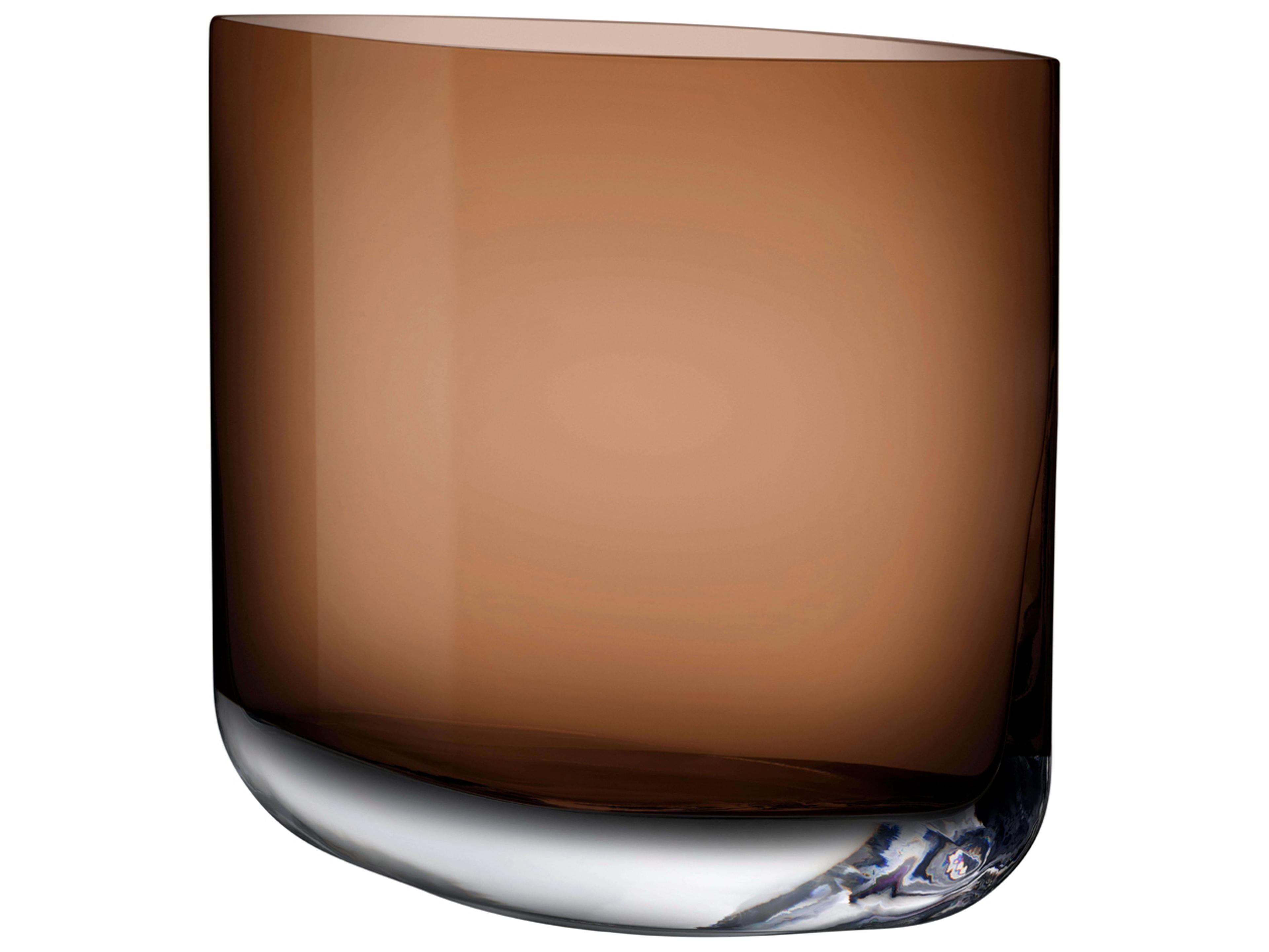 NUDE Blade Caramel Short Vase