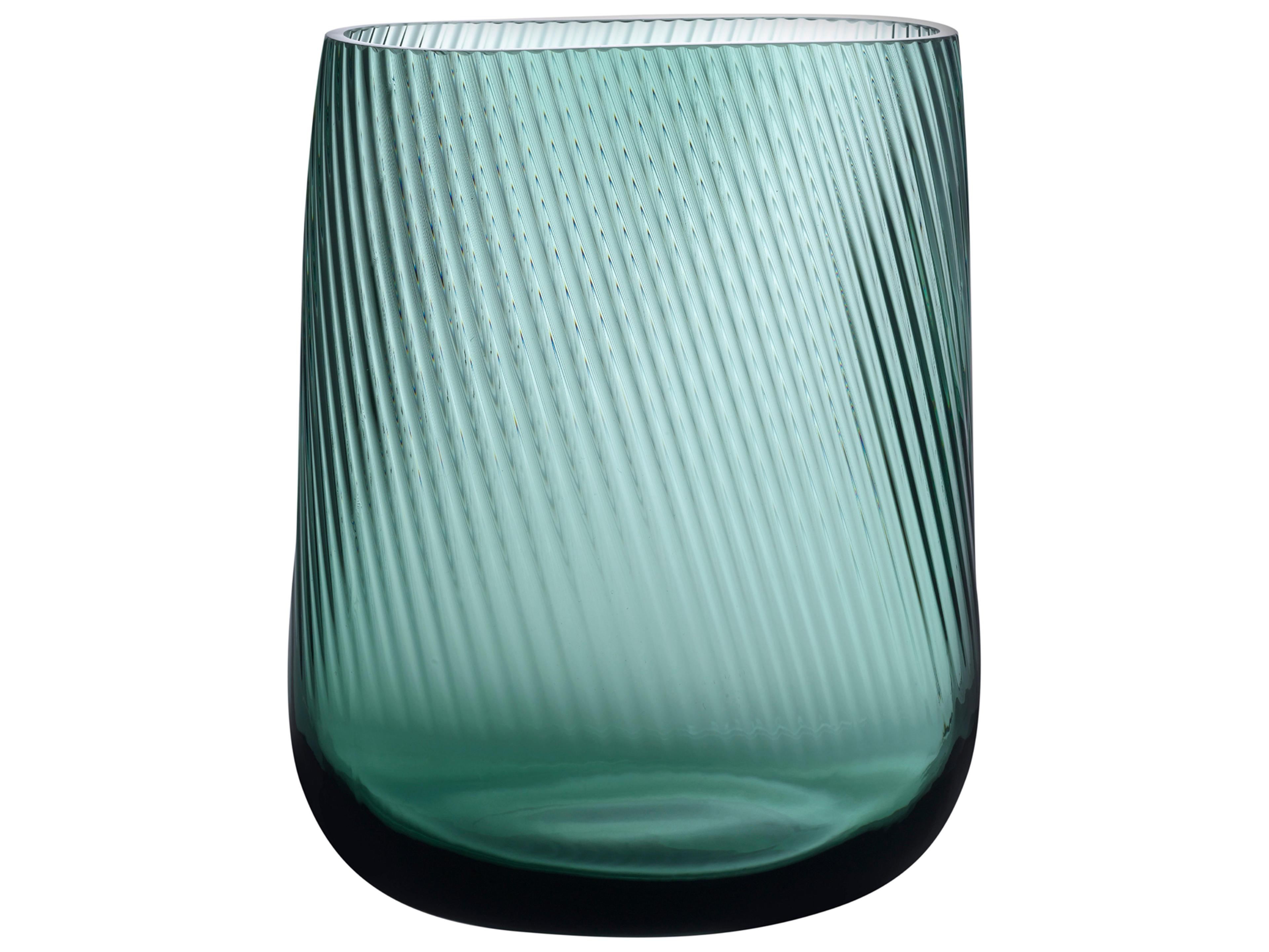 NUDE Opti Smoked Green Vase