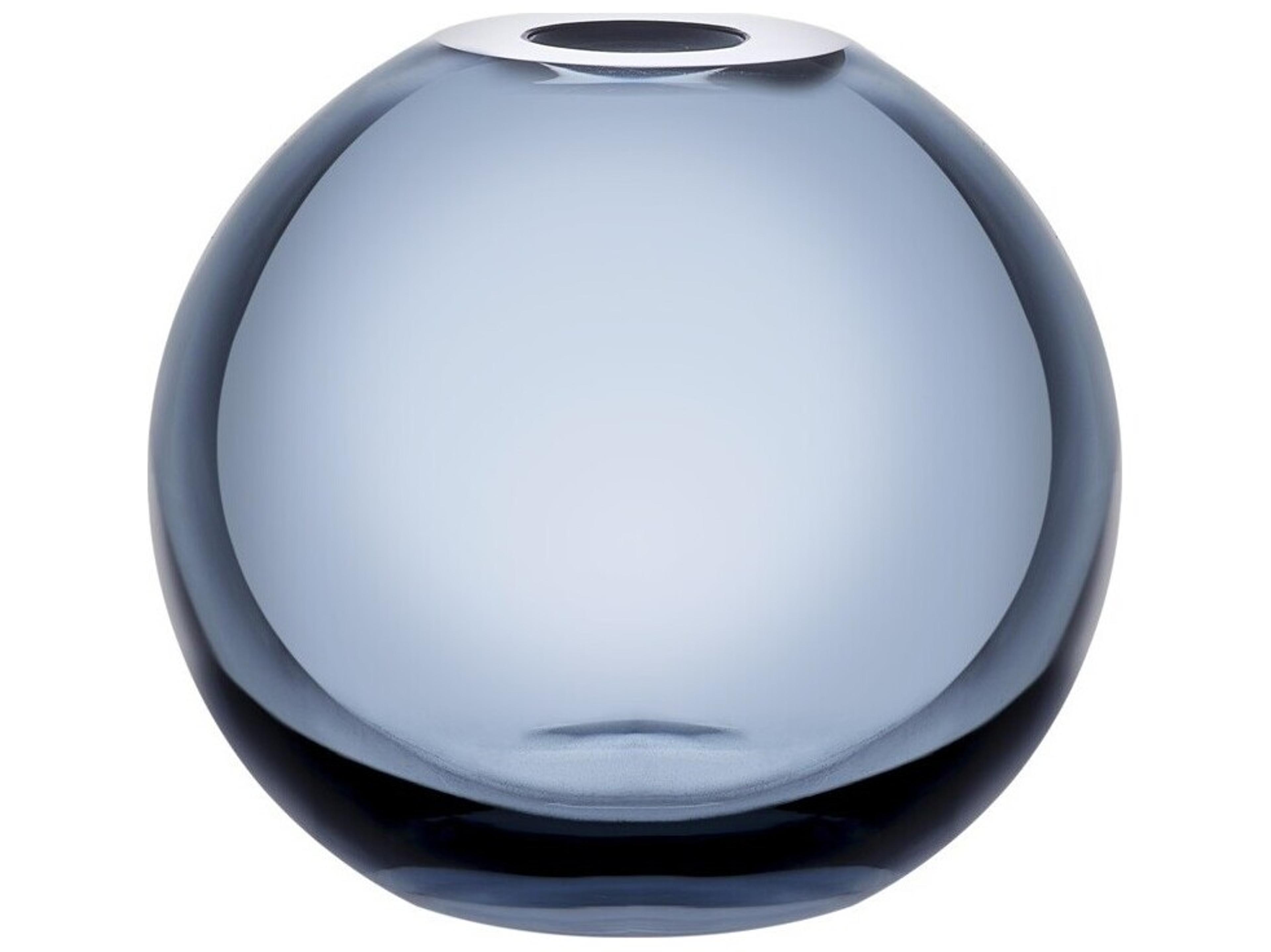 NUDE Mars Steel Blue Small Vase