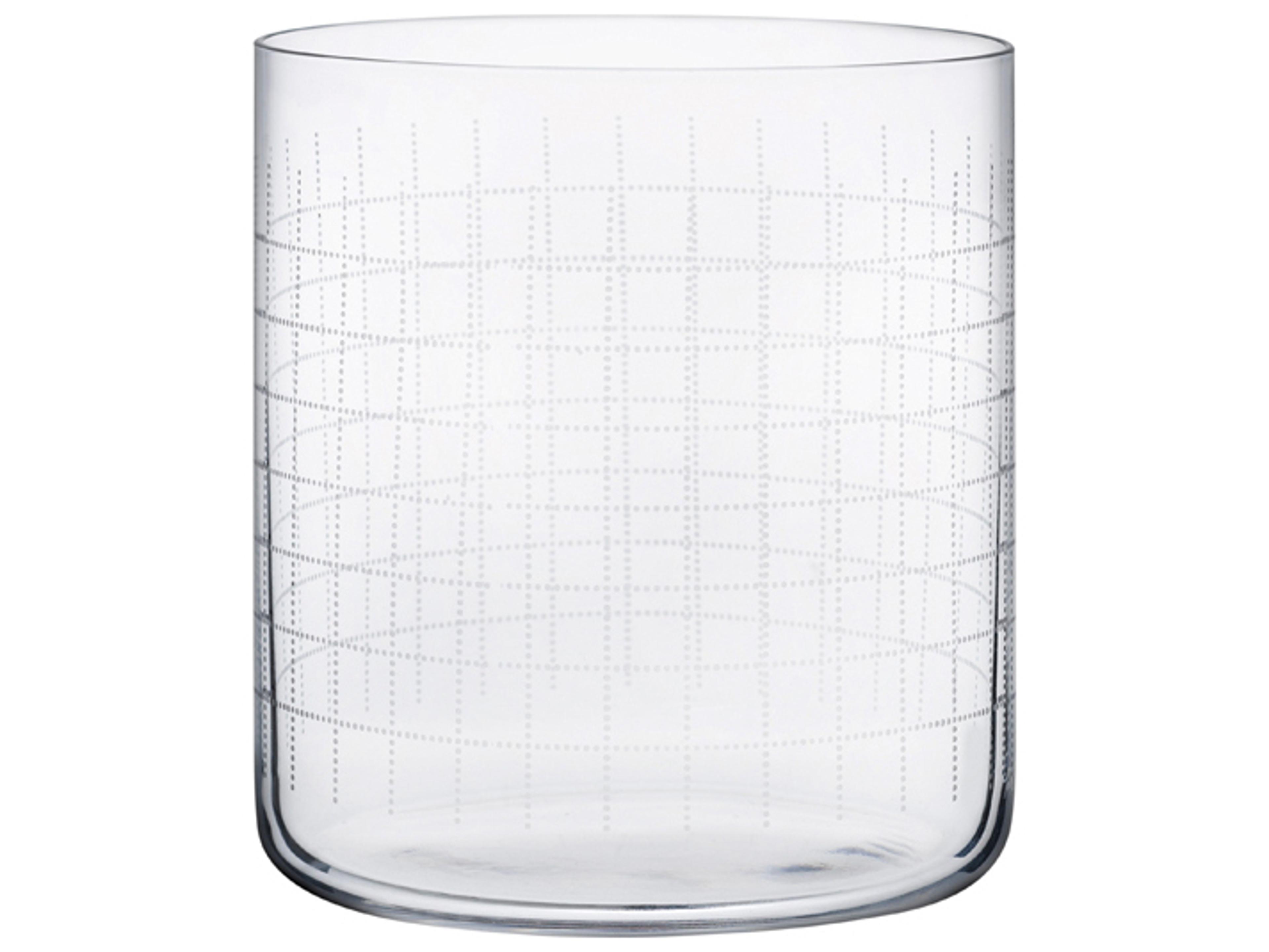 NUDE Finesse Grid DOF Whiskey Glass Set of 4