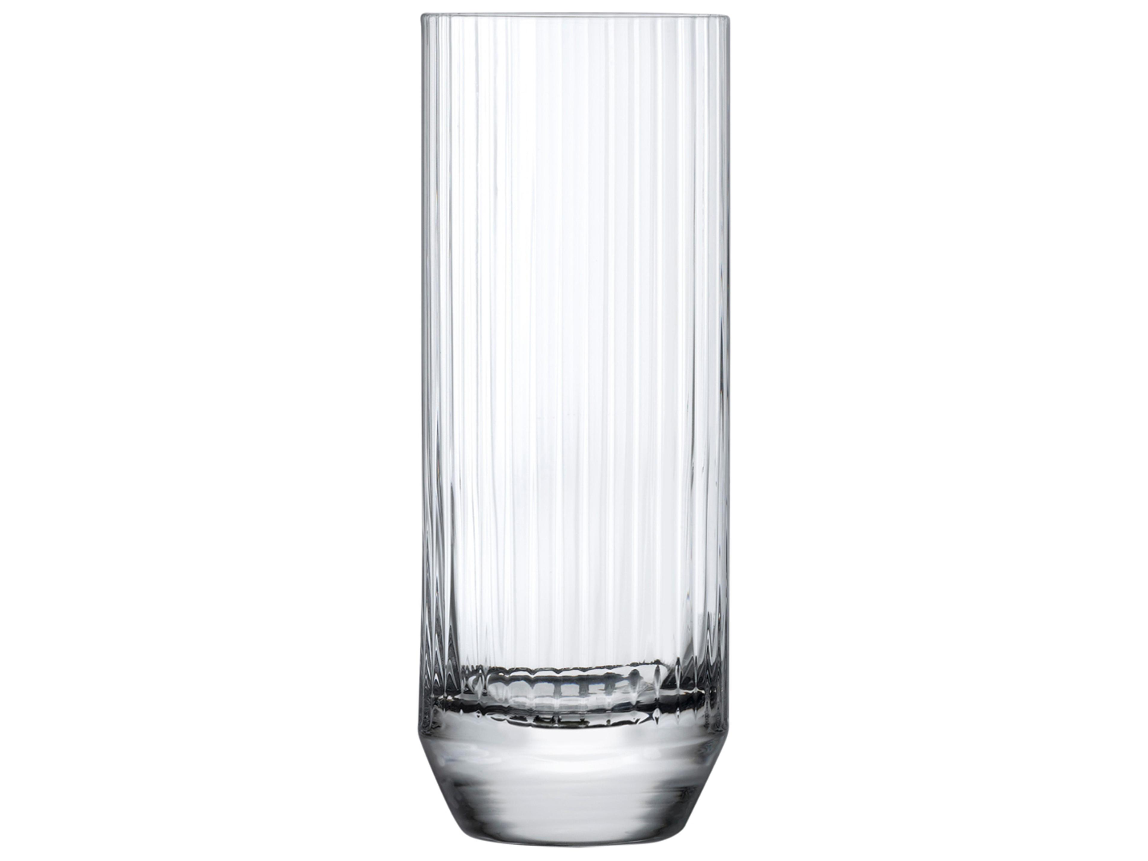 NUDE Big Top Clear Highball Glass Set of 4