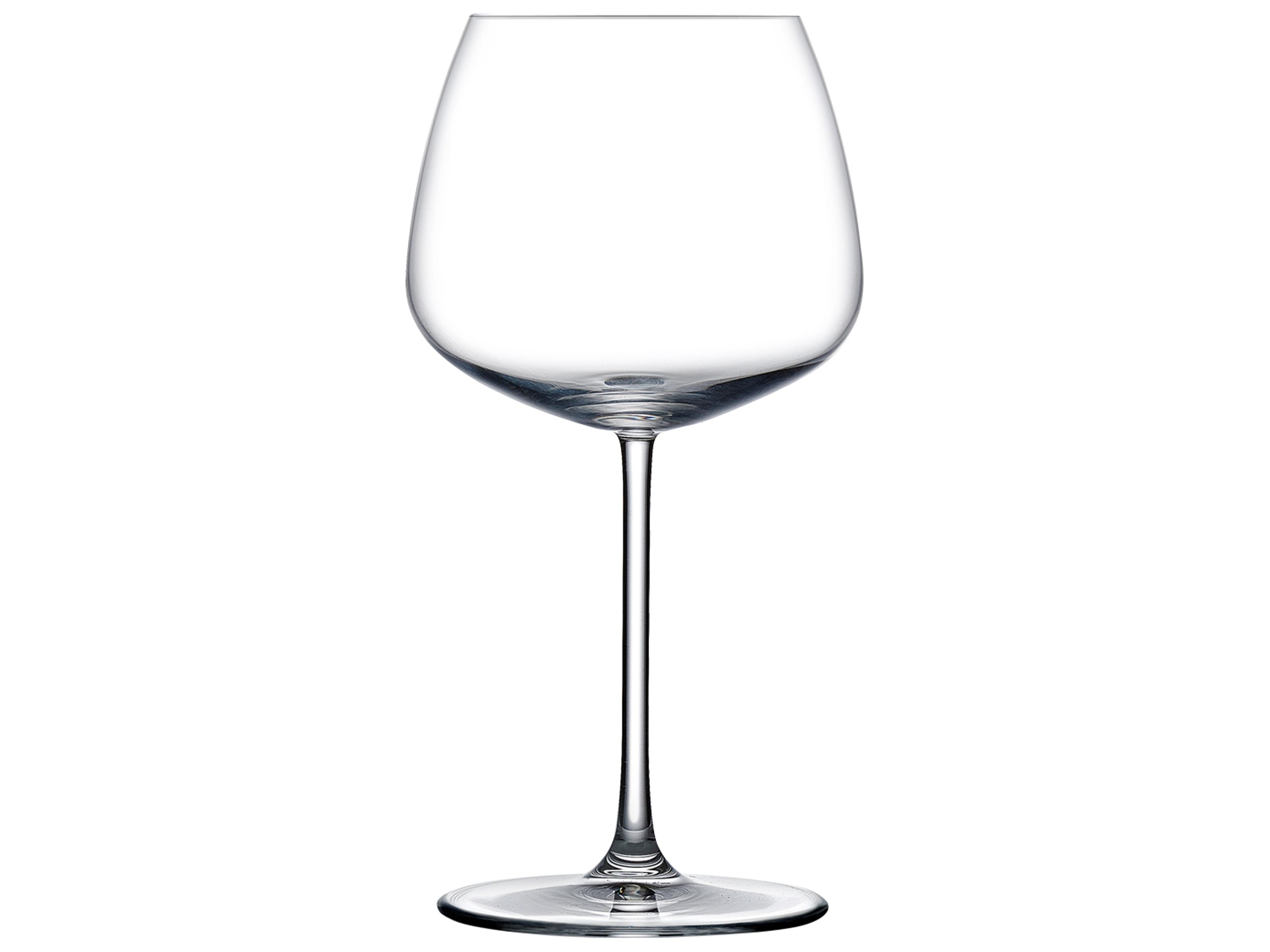 NUDE Mirage Clear Red Wine Glass Set of 2